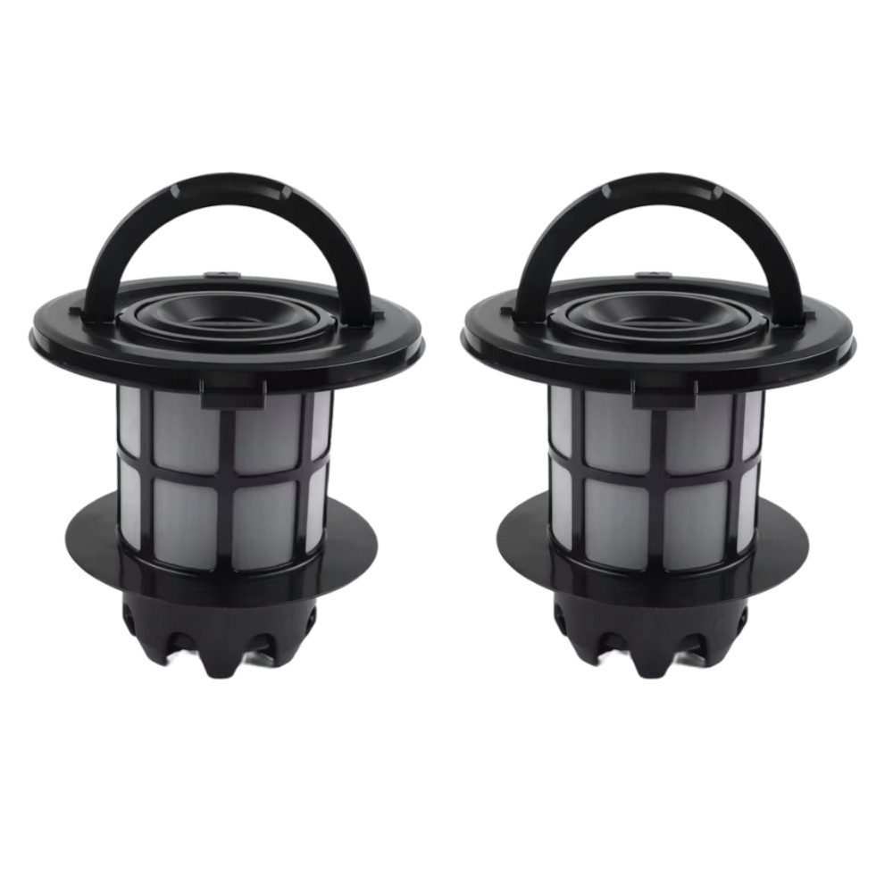 Trade-Shop Ersatzfilter 2x passend für Bosch Zoo'o EXCLUSIV ProAnimal, GS-50 Power Silence 3, Zubehör für beutellose Bodenstaubsauger, Höhe: ca. 200 mm / Außendurchmesser: ca. 205 mm / Filterklasse: F8