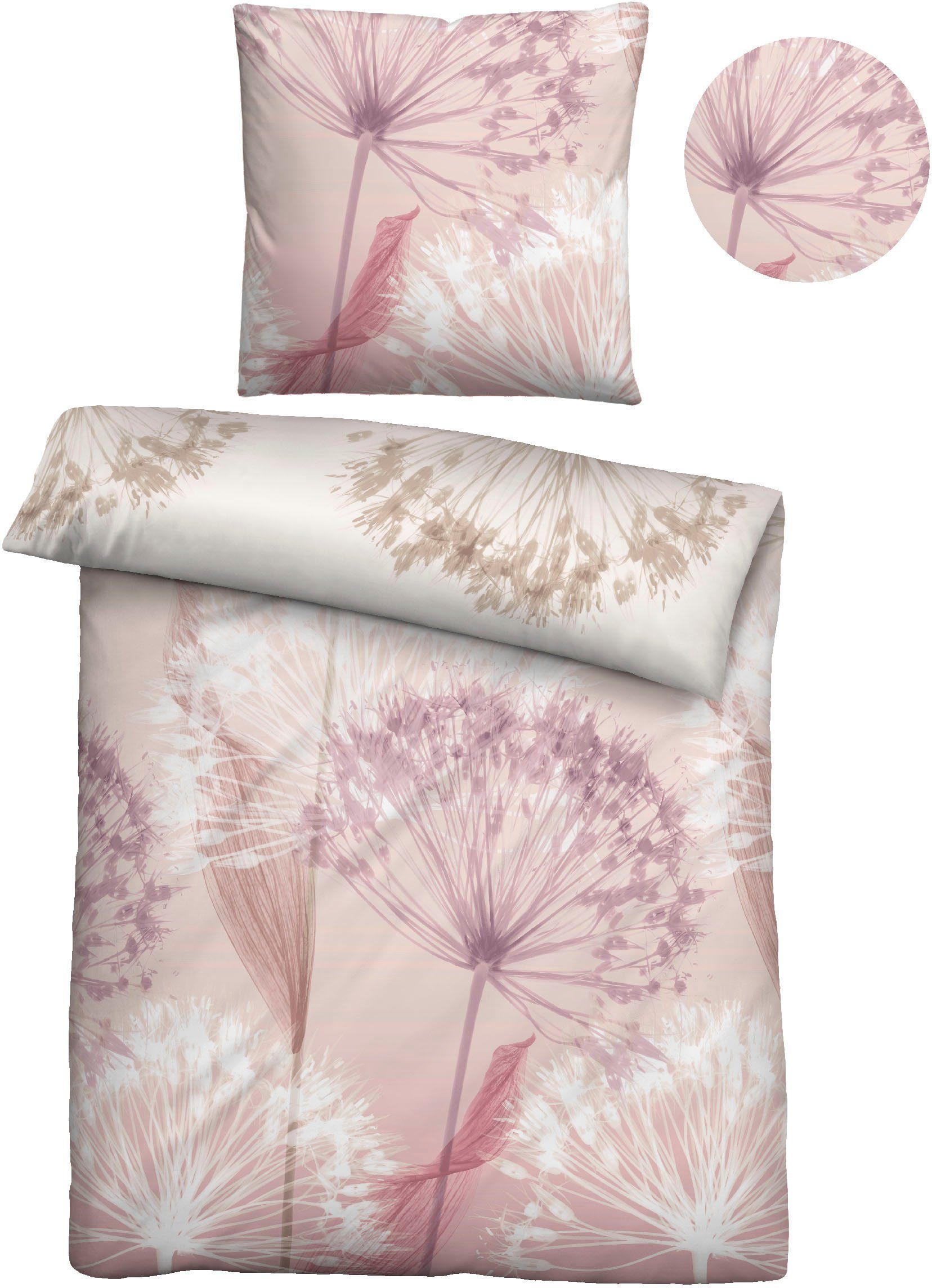 Biberna Bettwäsche Maria, Mako-Satin, 2 teilig, günstig online kaufen