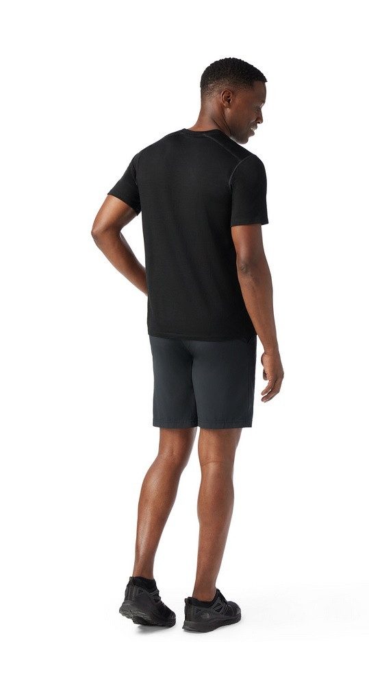 Smartwool T-Shirt Merino Tee (strapazierfähig, Merinowolle) schwarz Herren