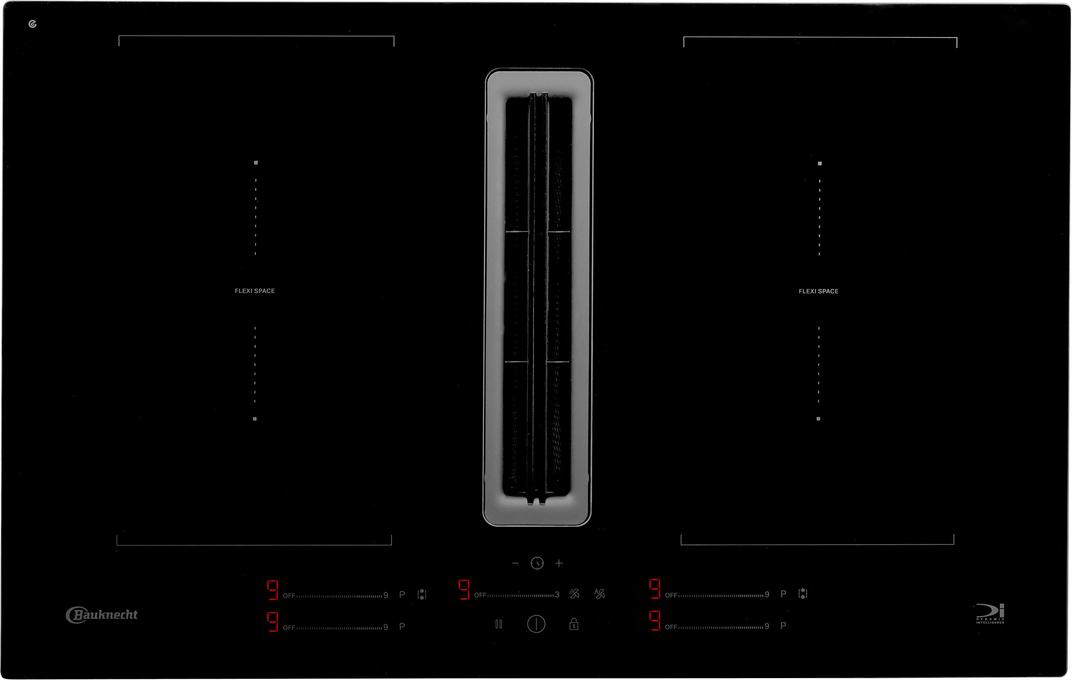 BAUKNECHT Kochfeld mit Dunstabzug BVH80FFB01, Kochen mit integriertem Dunstabzug