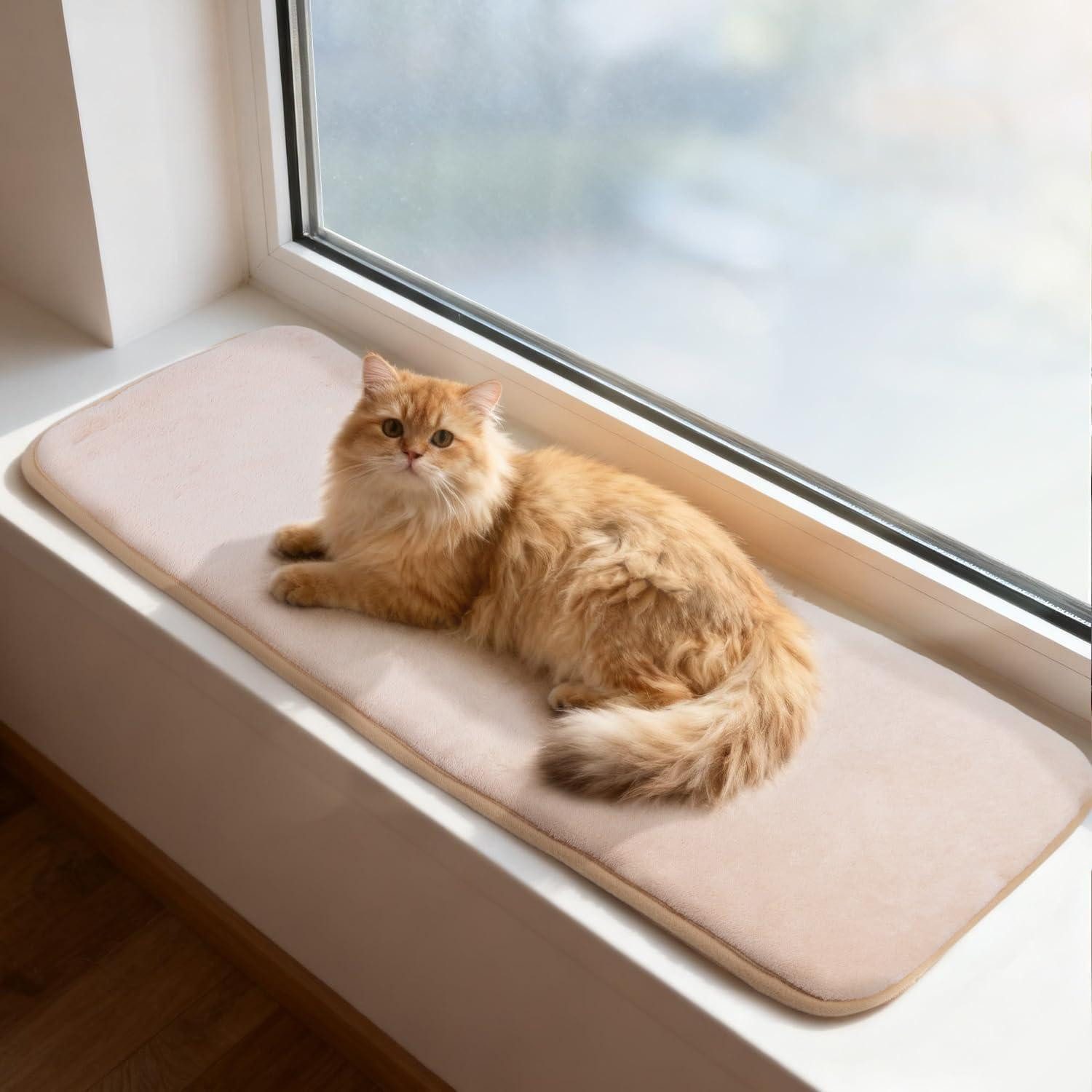 LuxusKollektion Katzenliege Katzen Fensterliege Matte 90x28 cm