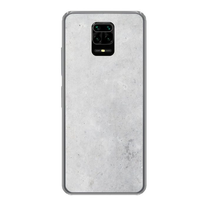MuchoWow Handyhülle Verwitterung - Beton - Bauwerke - Vintage - Industriell - Grau Phone Case Handyhülle Xiaomi Redmi Note 9 Pro Silikon Schutzhülle