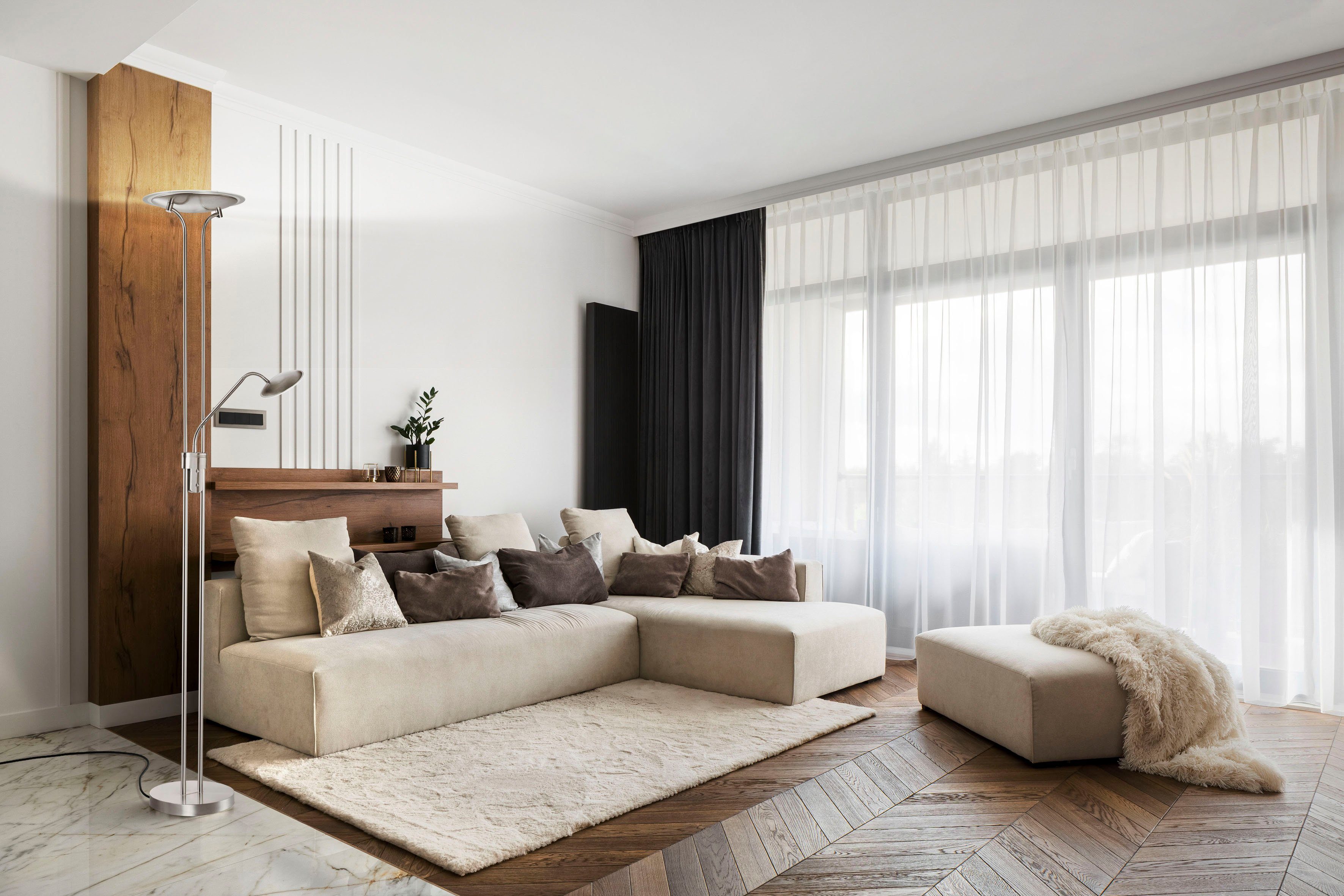 FISCHER & HONSEL Stehlampe Tallri, LED günstig online kaufen