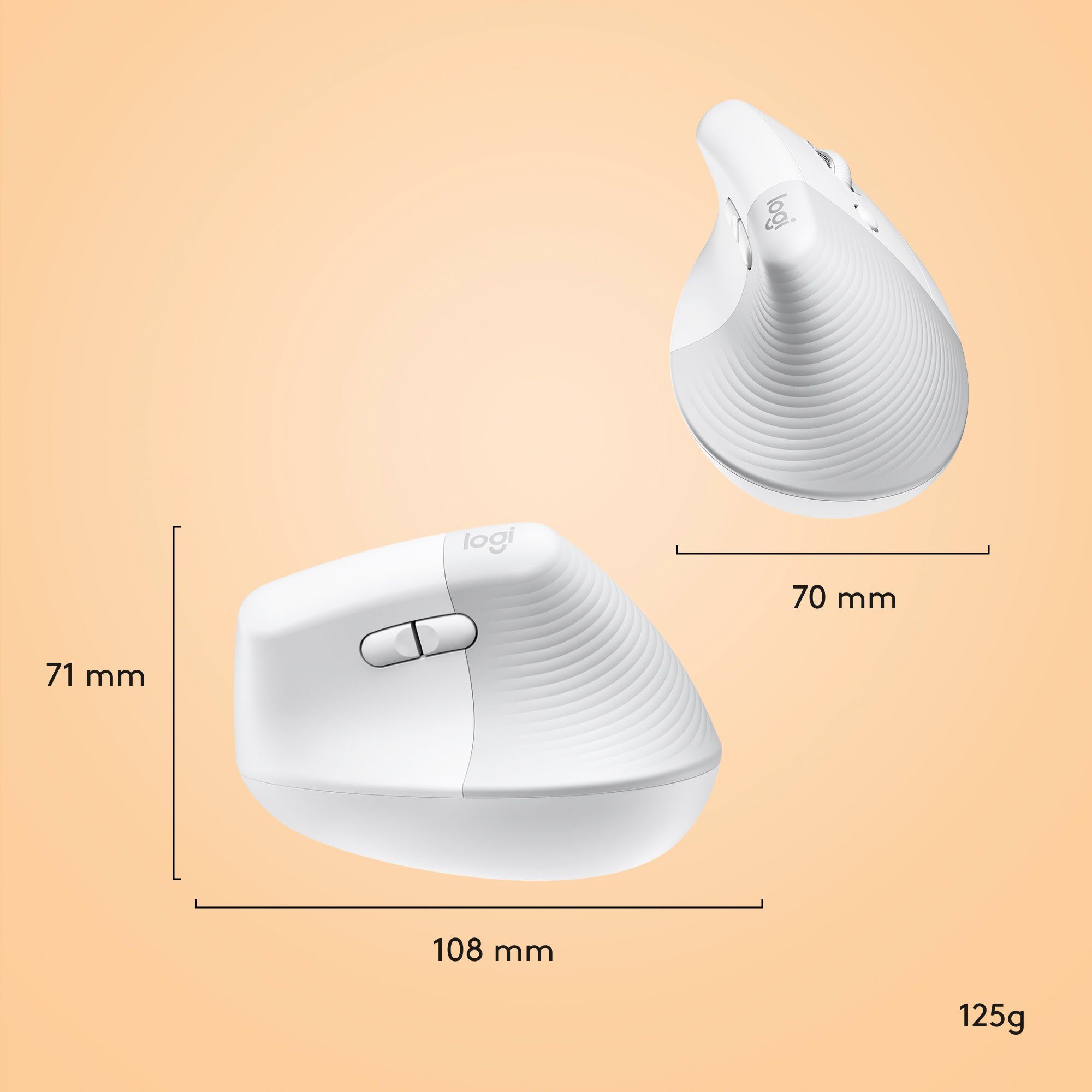(Bluetooth) for Vertical ergonomische Maus Mac Logitech Lift