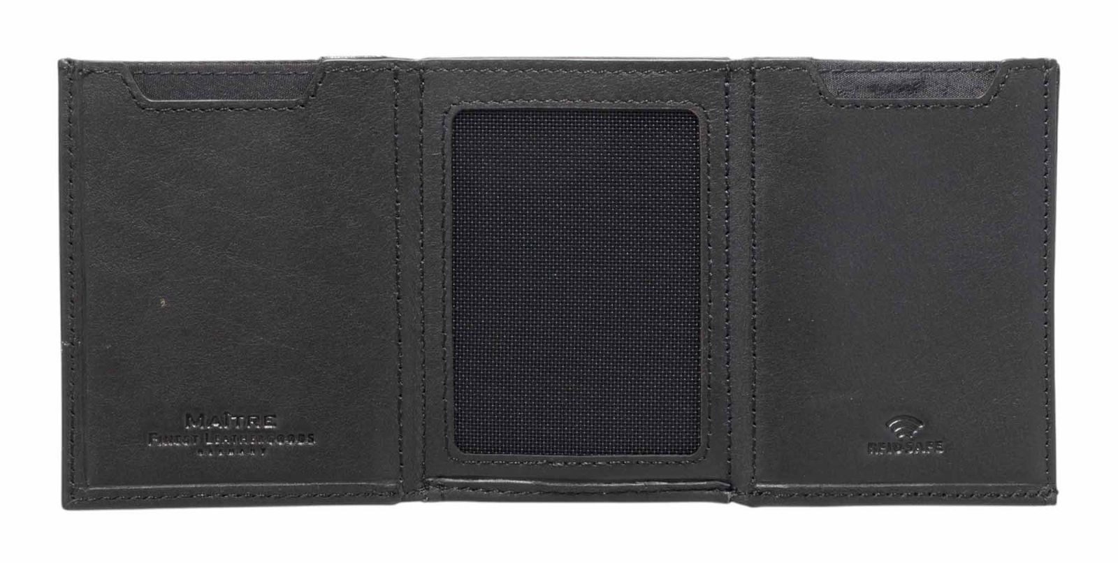 Maître Kartenetui Matt CardHolder SV5F, aus echtem Rindsleder mit RFID-Blocker Schutz