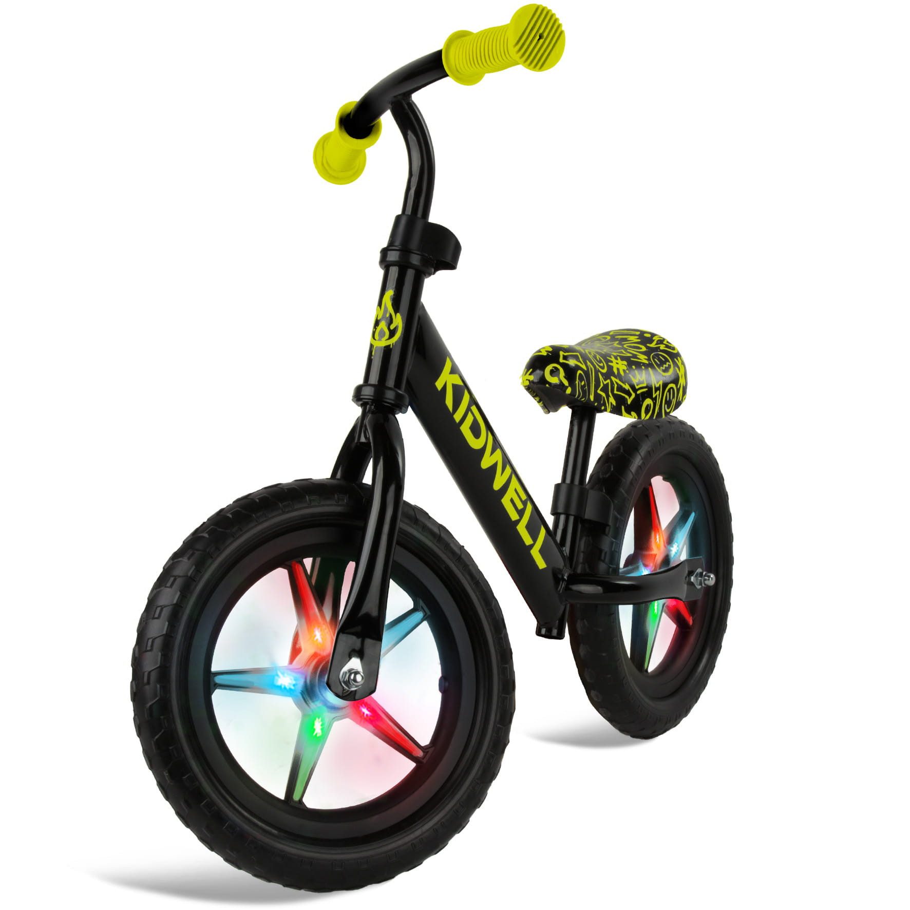 COIL Fahrrad-Laufrad Lauflernrad, Kinderlaufrad, Fahrer, Balance Bike, LED-Felge, EVA-Reifen, Gewicht: 2,8 kg, Maximalgewicht 30 kg – Bild 3 von 5