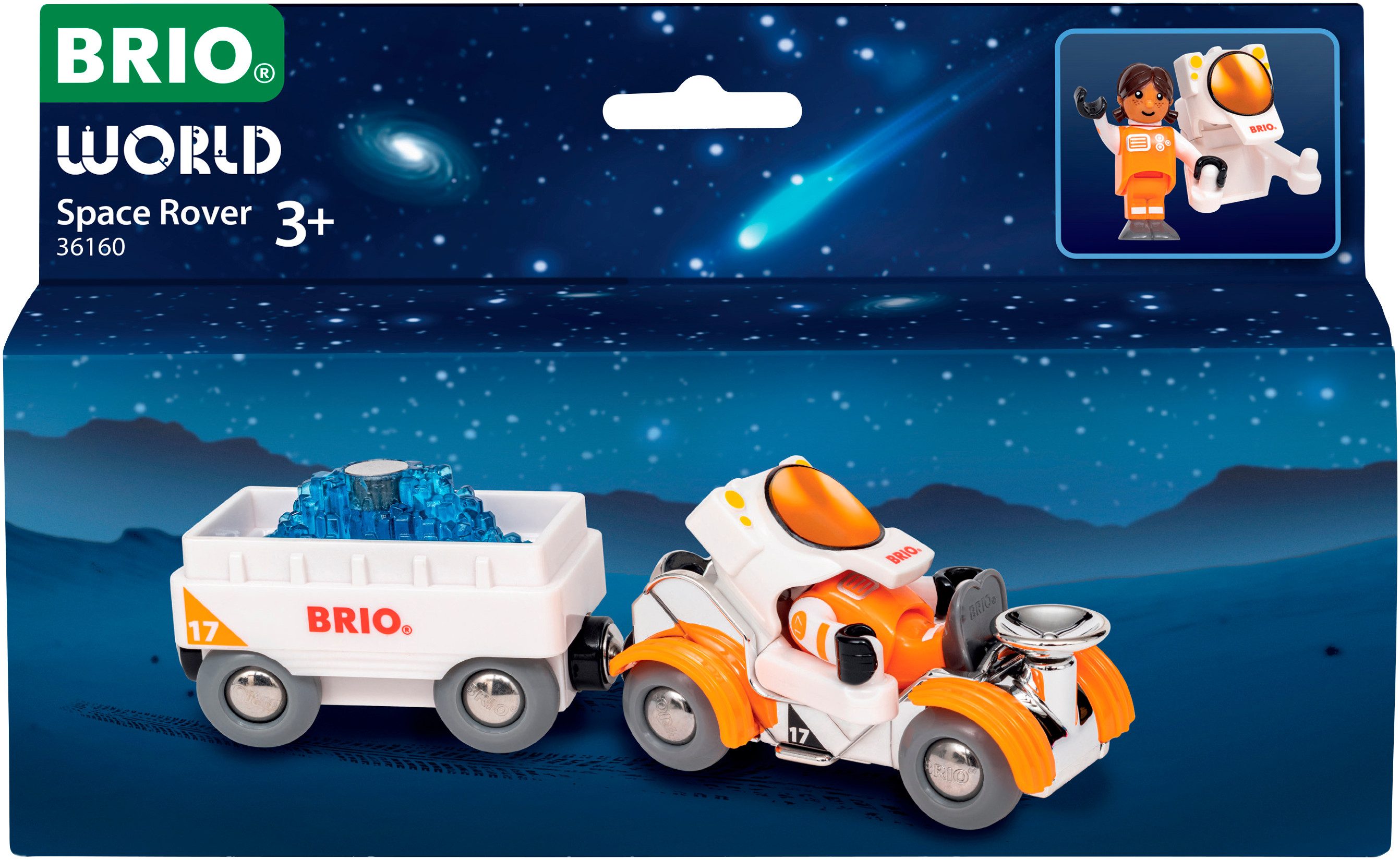 BRIO® Spielzeug-Zug BRIO® WORLD, Weltraum Rover (36160)