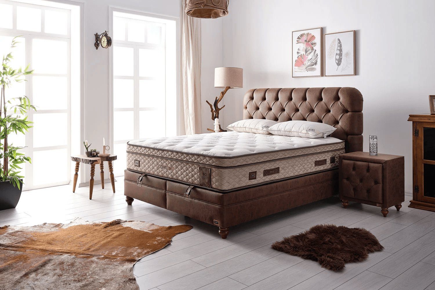 Bambi Boxspringbett »Bambi Bett Yatak Boxspringbett Comfizone Comfort