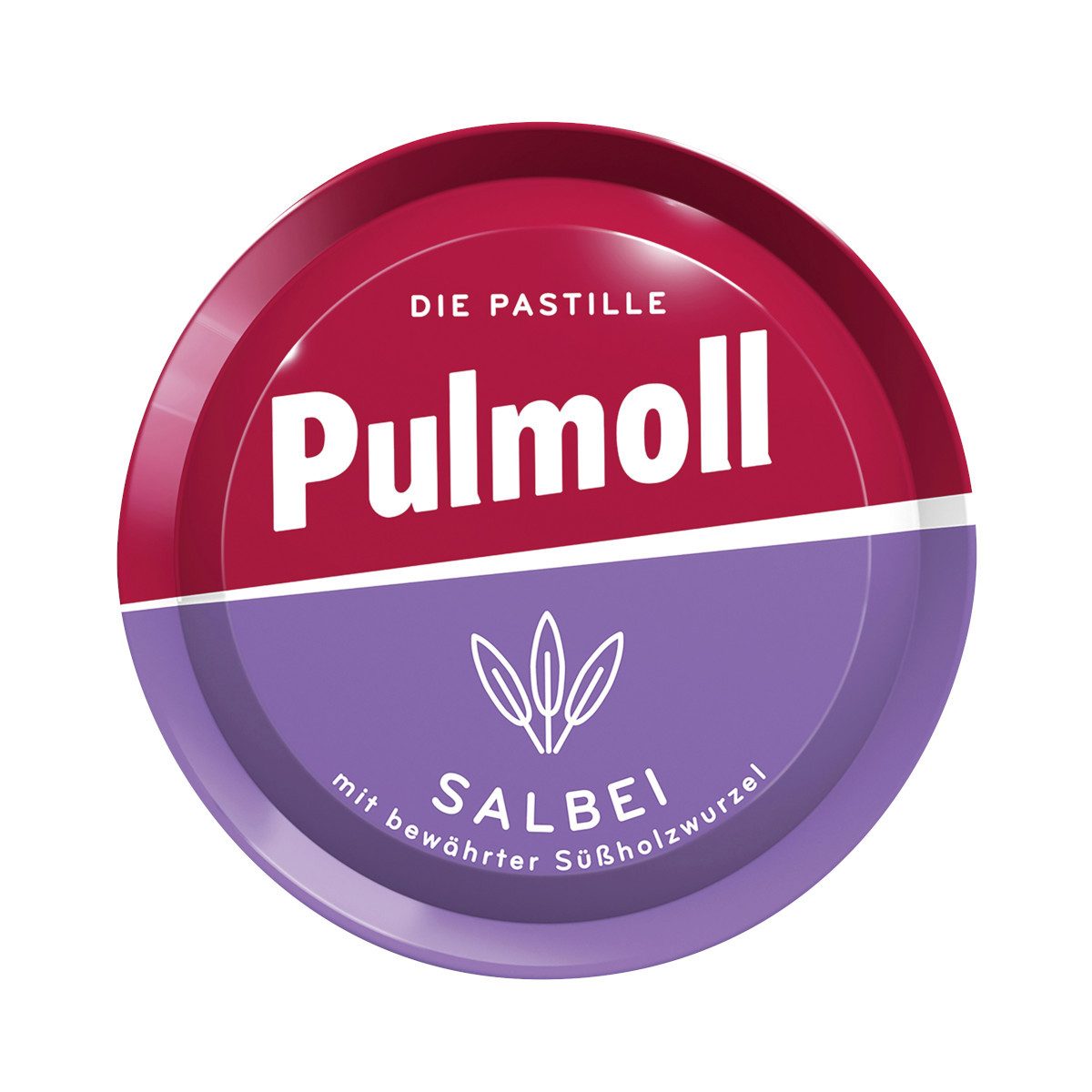 Pulmoll Süßigkeit, Pulmoll Hustenbonbons mit Salbei und feinem Lakritzgeschmack 75g