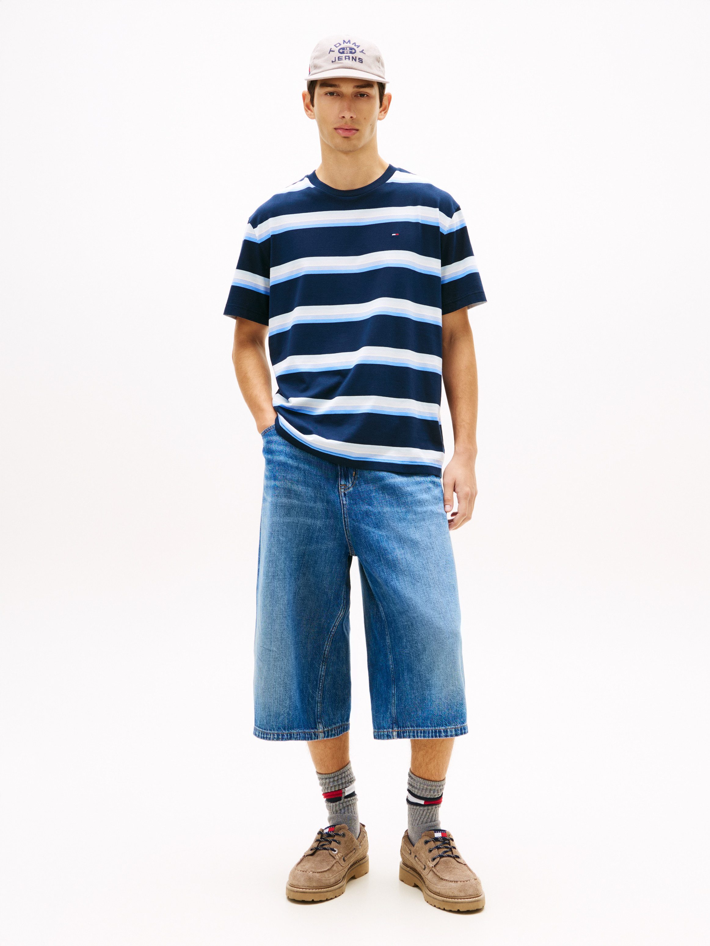 Tommy Jeans T-Shirt RELAXED STRIPE Relaxed fit mit Streifenmuster