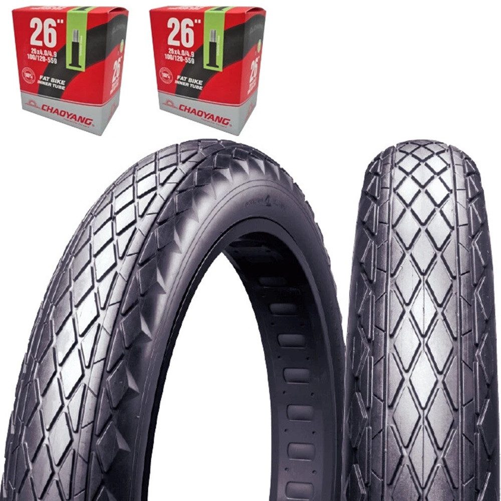Chaoyang Fahrradreifen 2 Stk Fatbike Reifen Sand Storm 26x4.0 100-559 inkl. 2 Schläuche TOP, (2-tlg)
