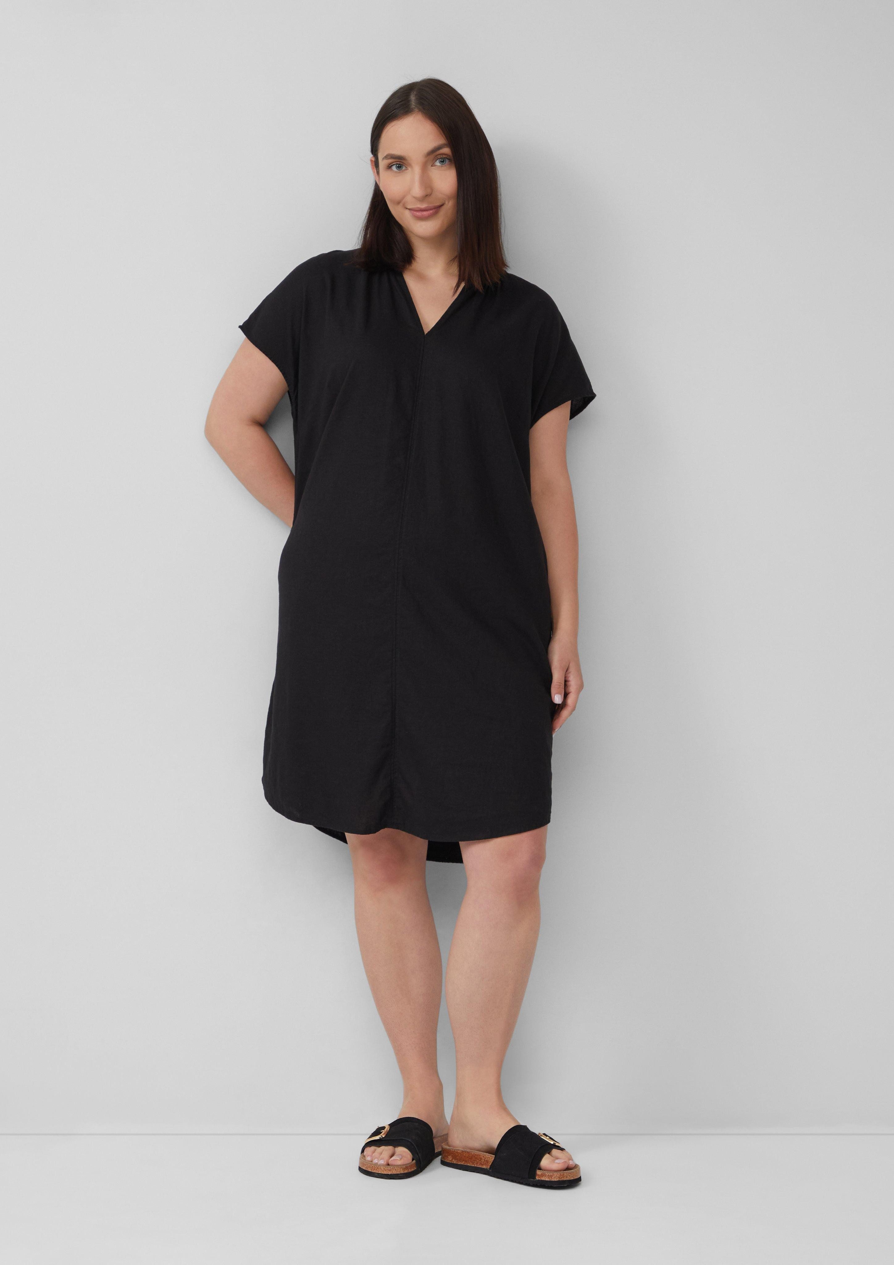 s.Oliver Blusenkleid Blusenkleid aus Leinenmix mit günstig online kaufen