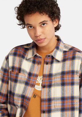 Timberland Karohemd Flannel Overshirt mit einer Brusttasche