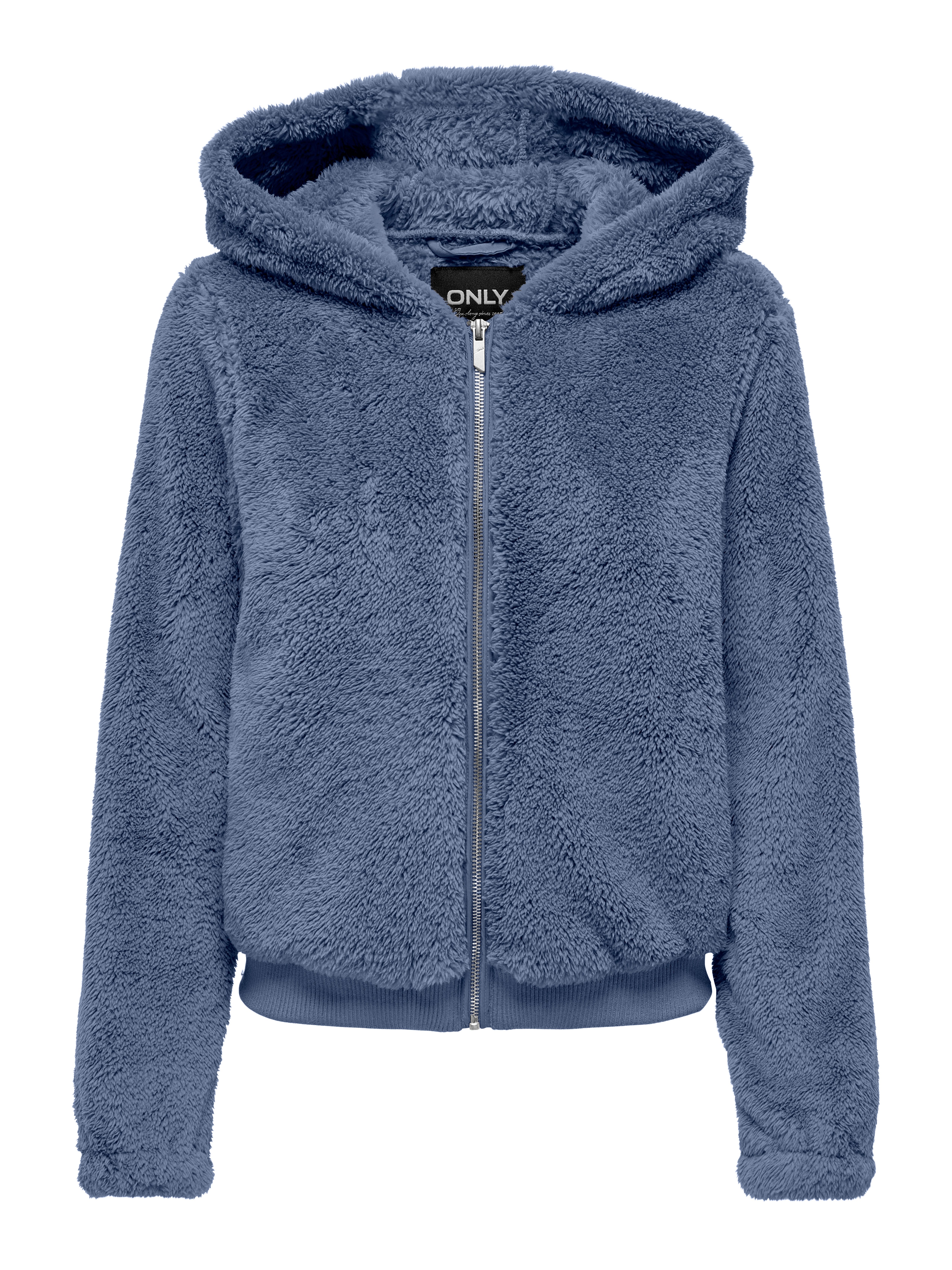 ONLY Kapuzenplüschjacke ONLNEWANNA CONTACT SHERPA JKT OTW NOOS Kunstfaser günstig online kaufen