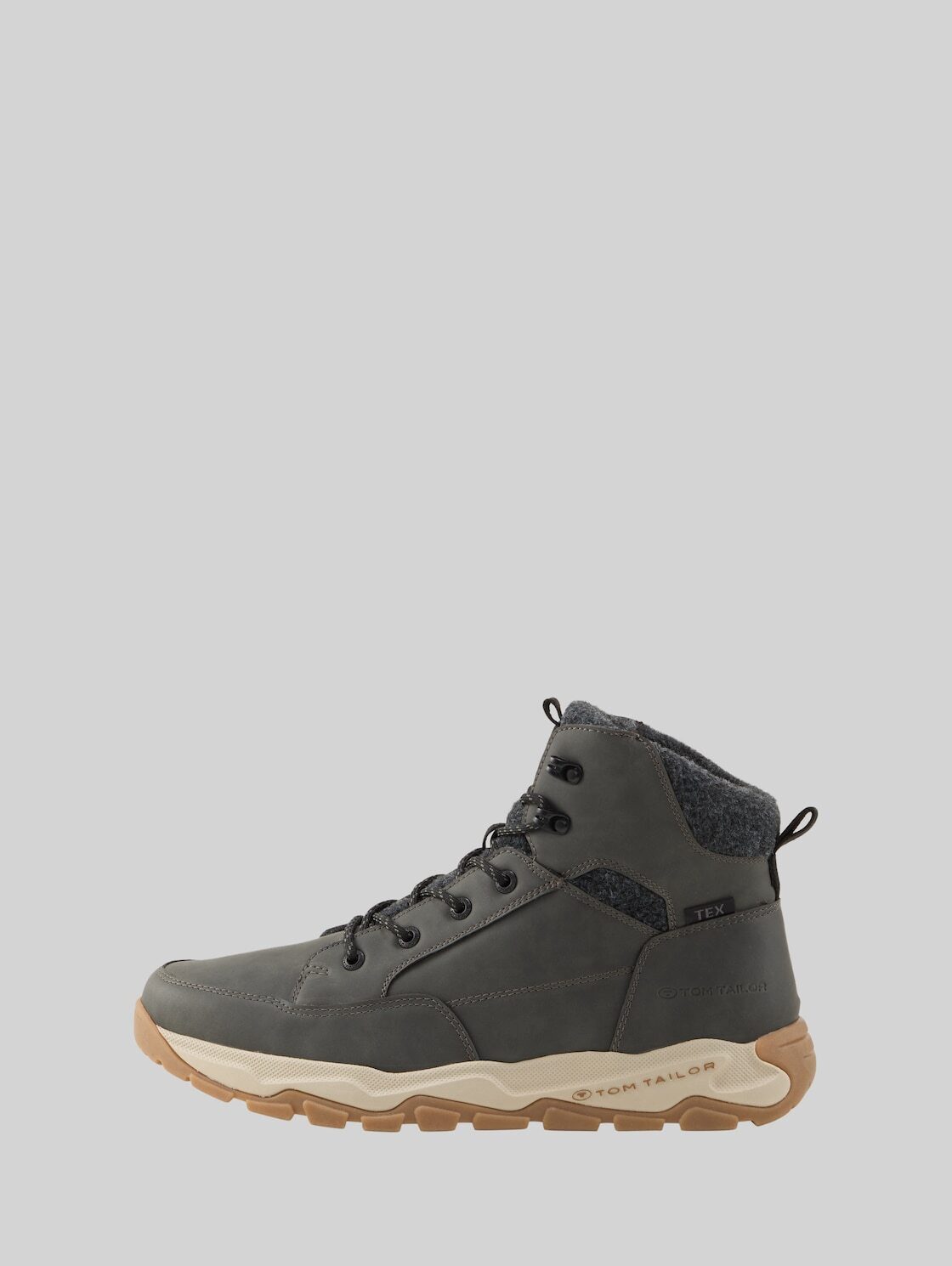 TOM TAILOR Shoes Licence Winterstiefel Wasserfeste Schnürstiefel mit Fütterung