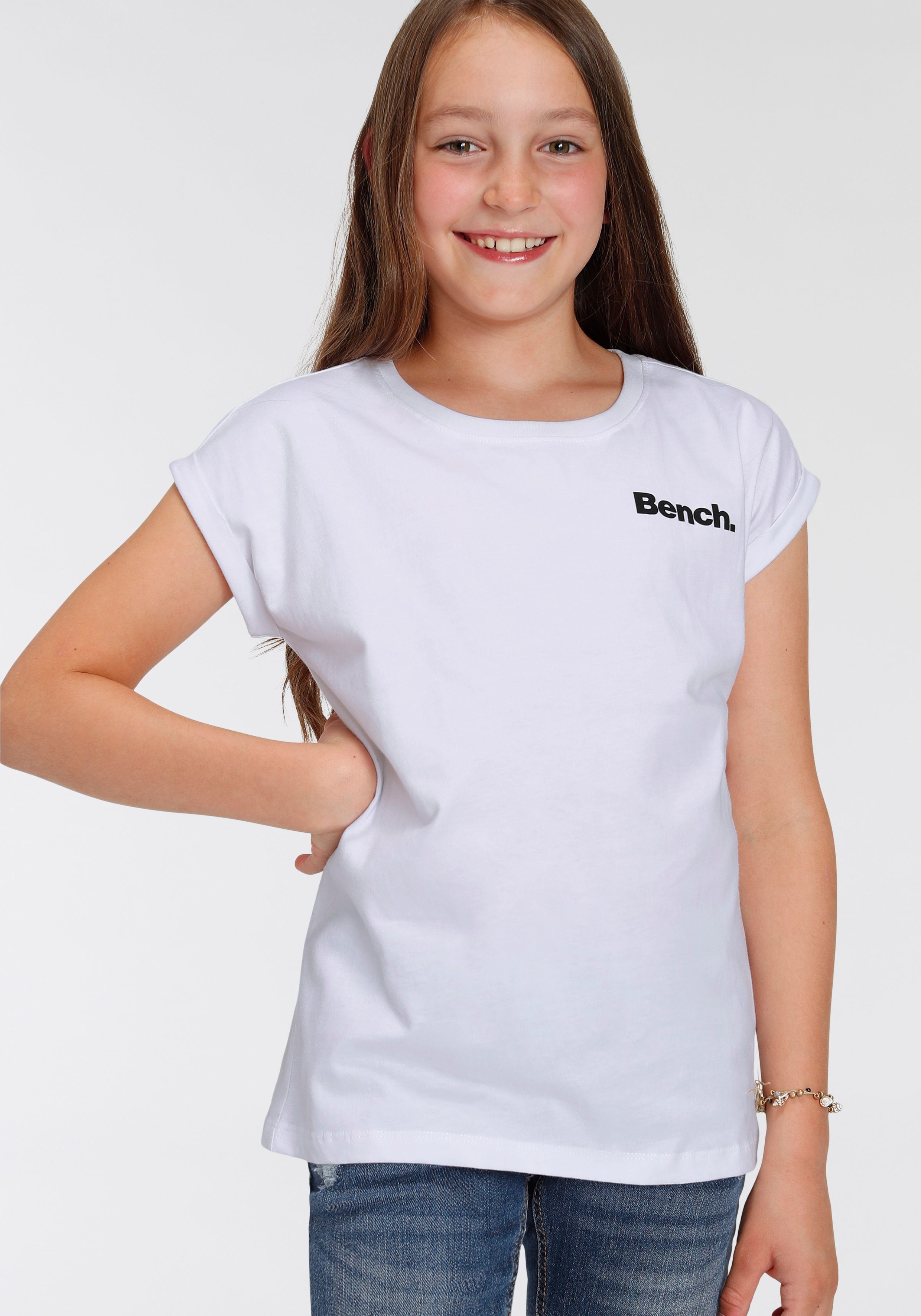 Bench. T-Shirt Rückendruck Logo mit