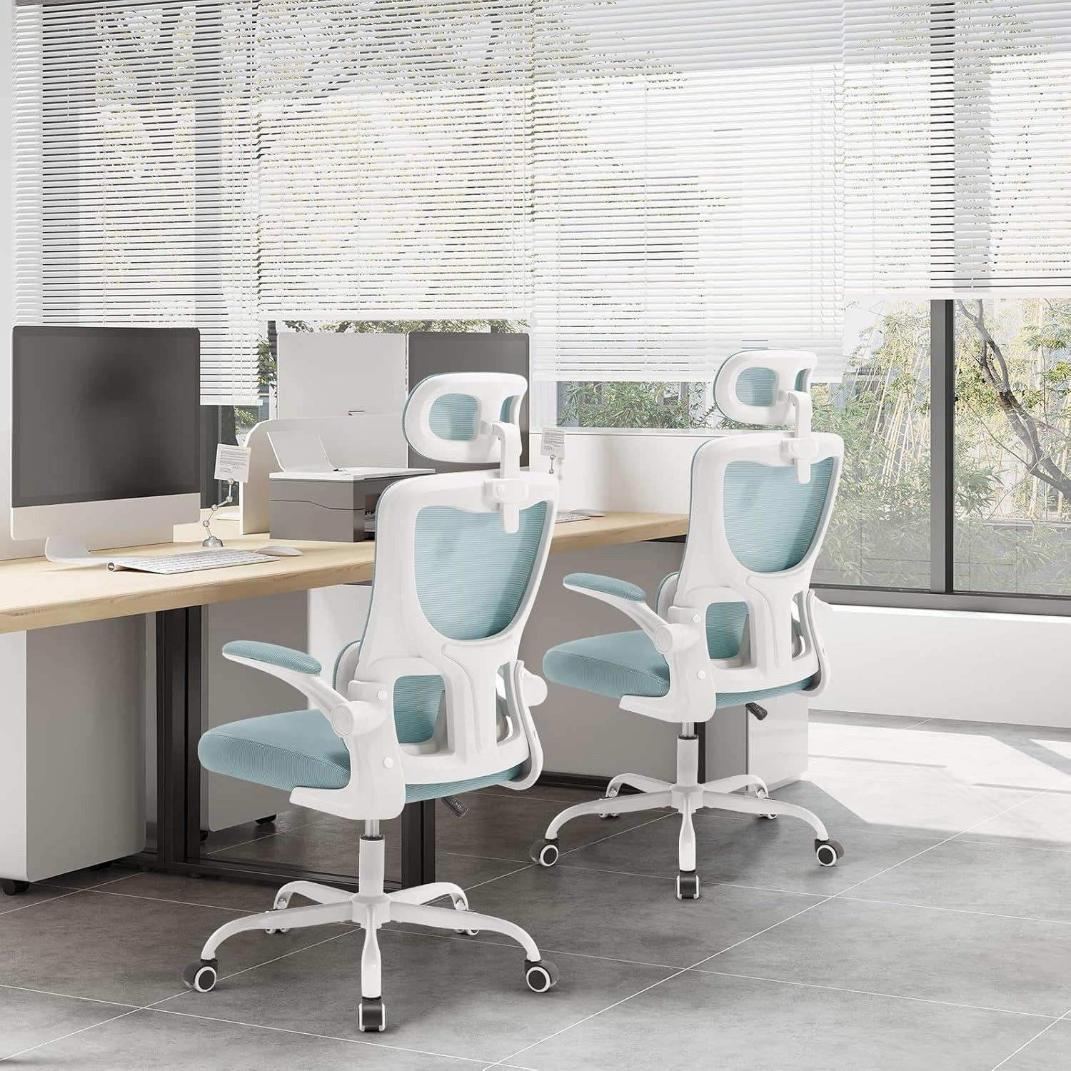 Woltu Bürostuhl (1 St), ergonomisch,Schaukelfunktion, Netzstoff, günstig online kaufen