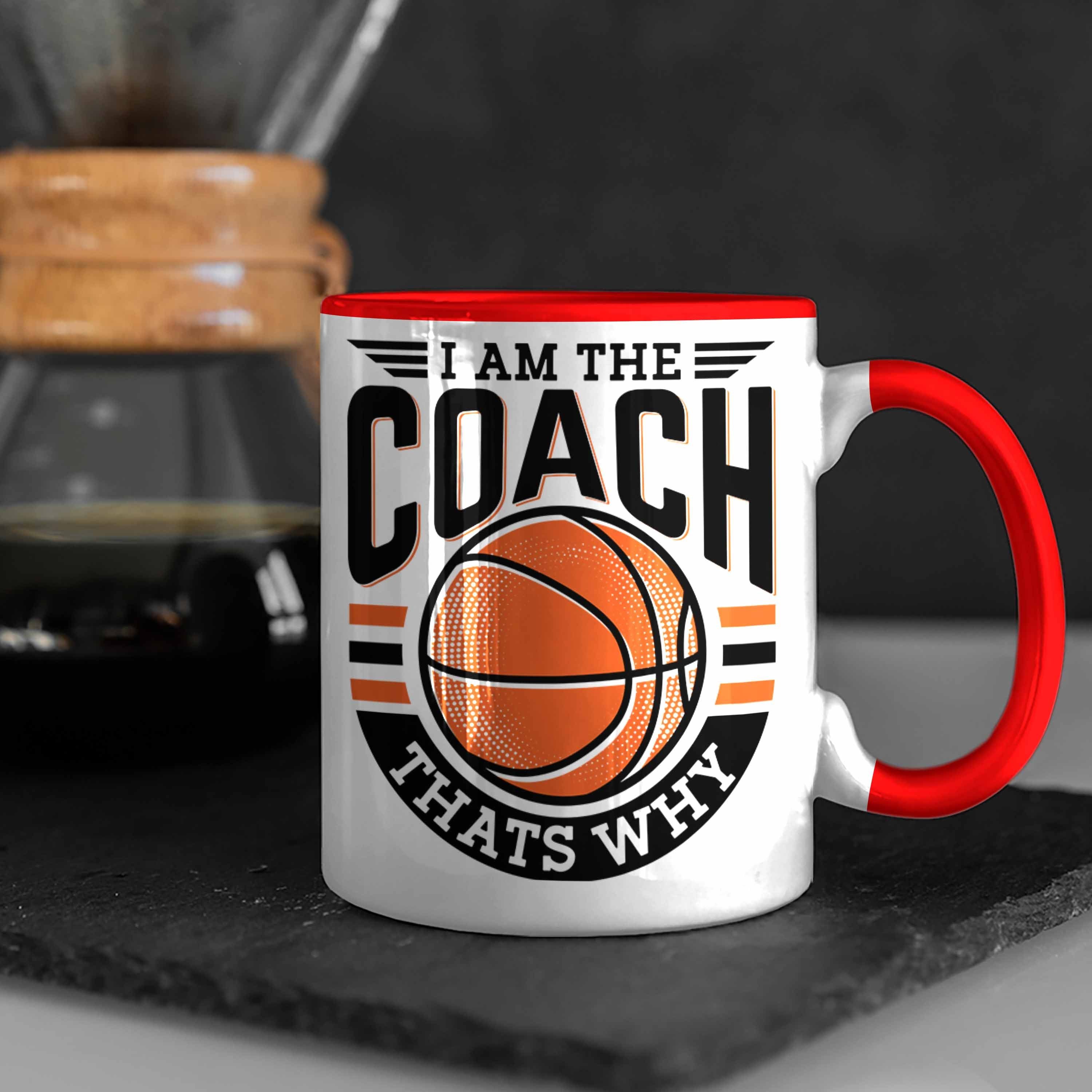 I Rot Coach Tasse Trendation Tasse Basketball-Trainer Wh Lustig The Geschenk Thats Coach Am