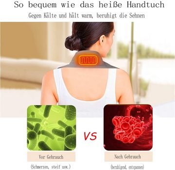 GelldG Beheizter Schlauchschal USB Beheizter Schal 3 Stufen Einstellbarer Temperatur Unisex Heizschal