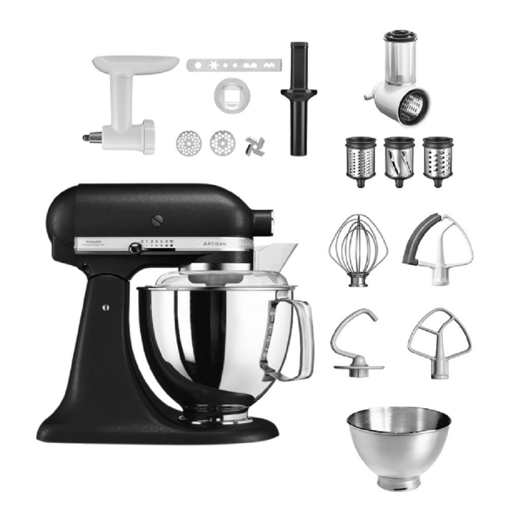 KitchenAid Küchenmaschine KitchenAid 4,8 L 5KSM175 Artisan Küchenmaschine Allrounderset