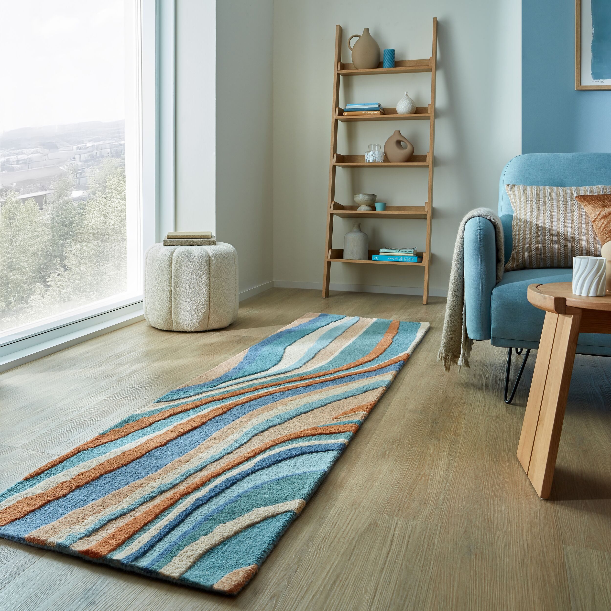 FLAIR RUGS Wollteppich Abstract Flow, rechteckig, günstig online kaufen