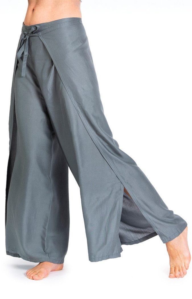 Palazzohose Hosenrock Damen aus leichter Viskose - elegante weite Palazzo Hose