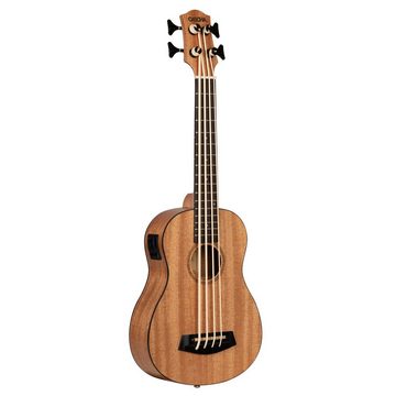 Cascha Ukulele Bass Ukulele Set, mit Tonabnehmer