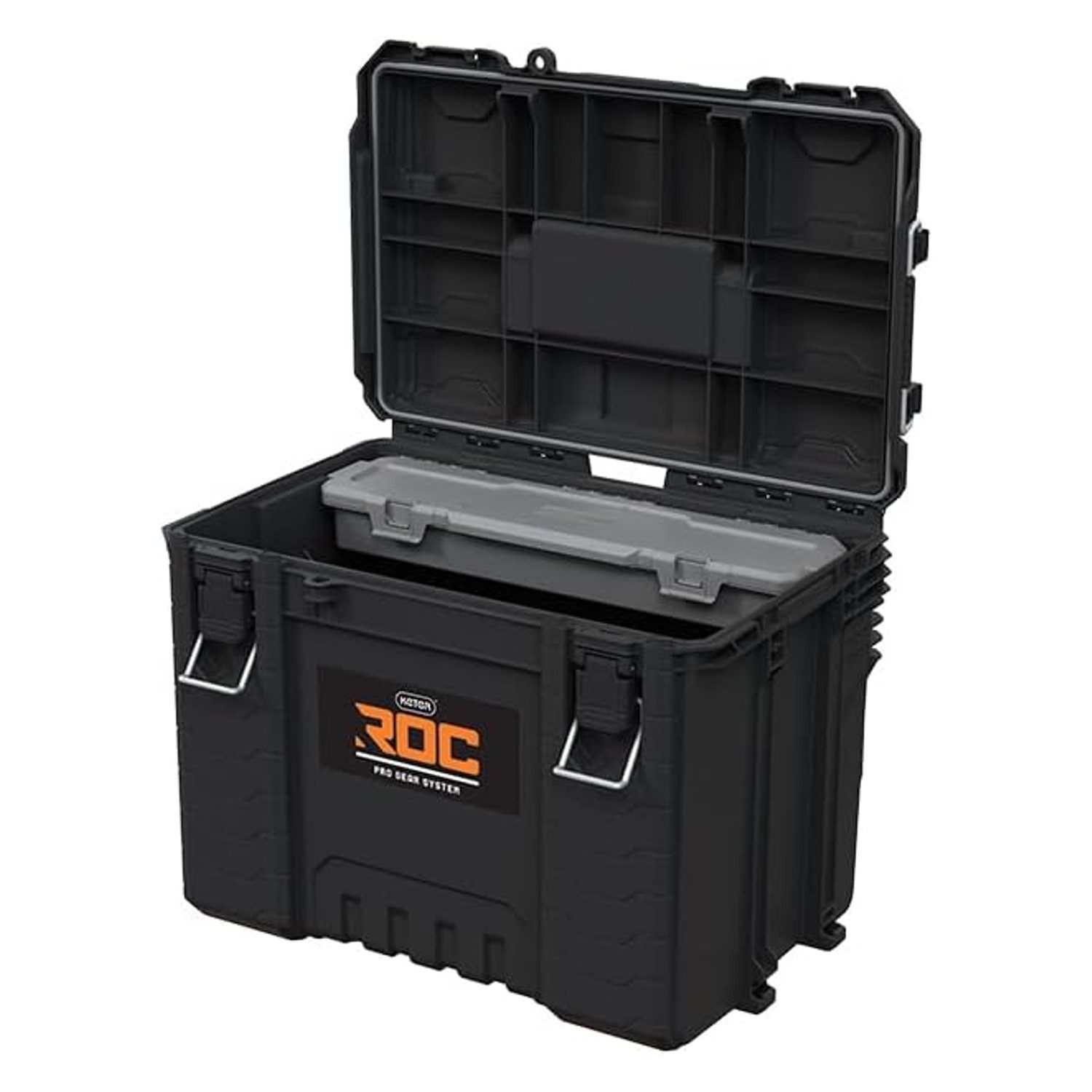 Keter Werkzeugkoffer ROC XL Pro Gear 2.0, Tragkraft 72 kg, Pro Mount-Halterungen