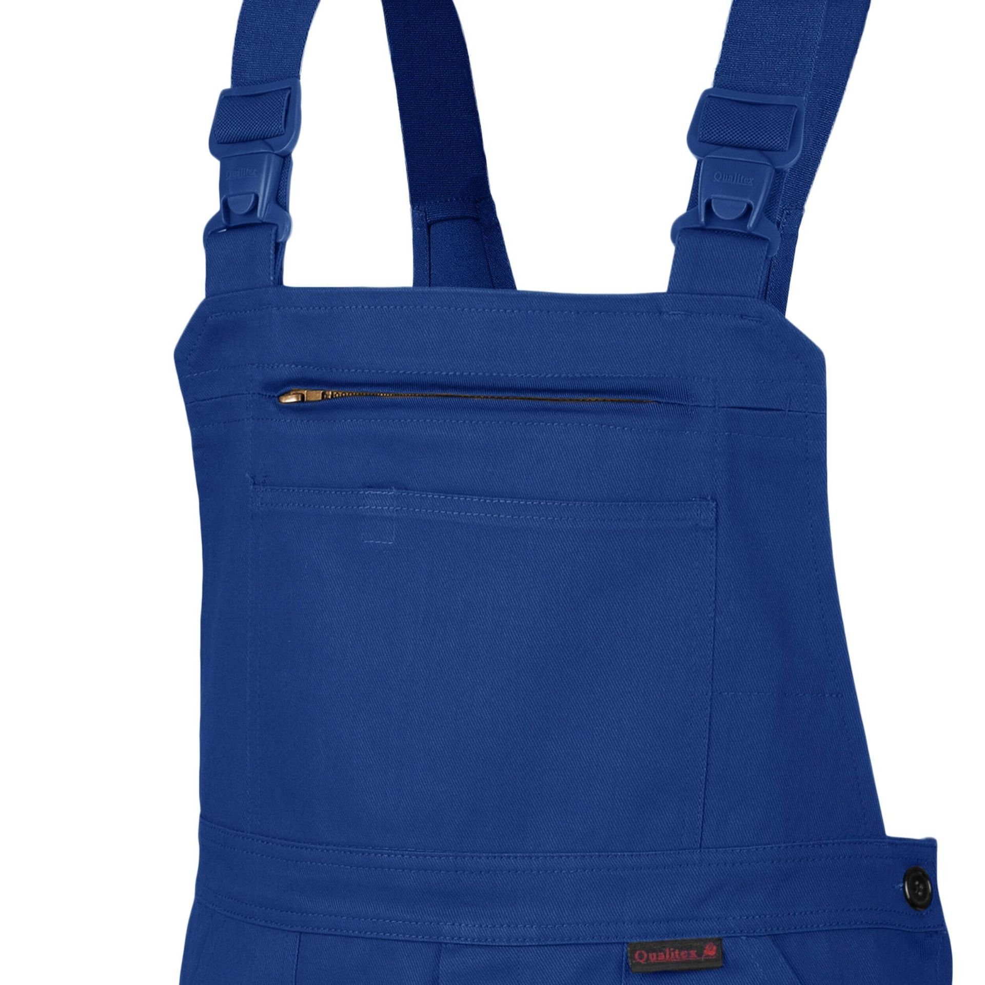 Qualitex Workwear Arbeitslatzhose Qualitex Latzhose Arbeitslatzhose classic BW270 Blaumann Übergrößen – Bild 3 von 5