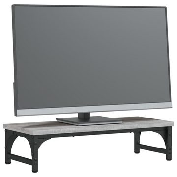 vidaXL Monitorständer Grau Sonoma 55x23x14 cm Holzwerkstoff Monitorständer