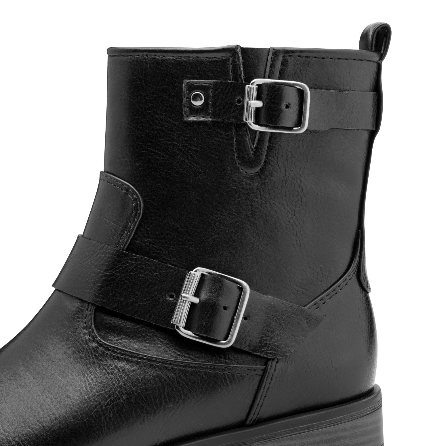 MARCO TOZZI Stiefelette, Blockabsatz, Bikerboots mit Zierschnalle und verst günstig online kaufen