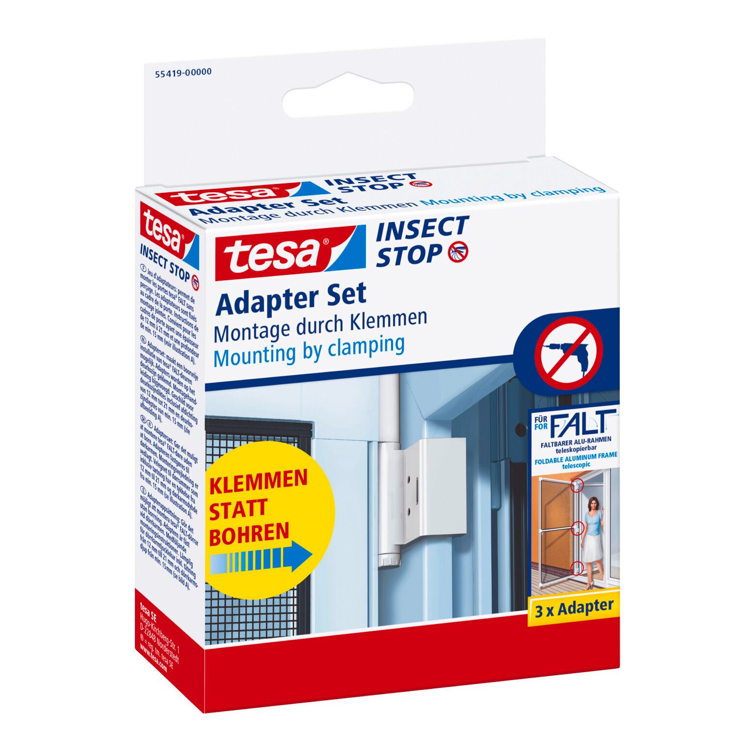 tesa Insektenschutz-Tür Insect Stop Falt Adapter günstig online kaufen