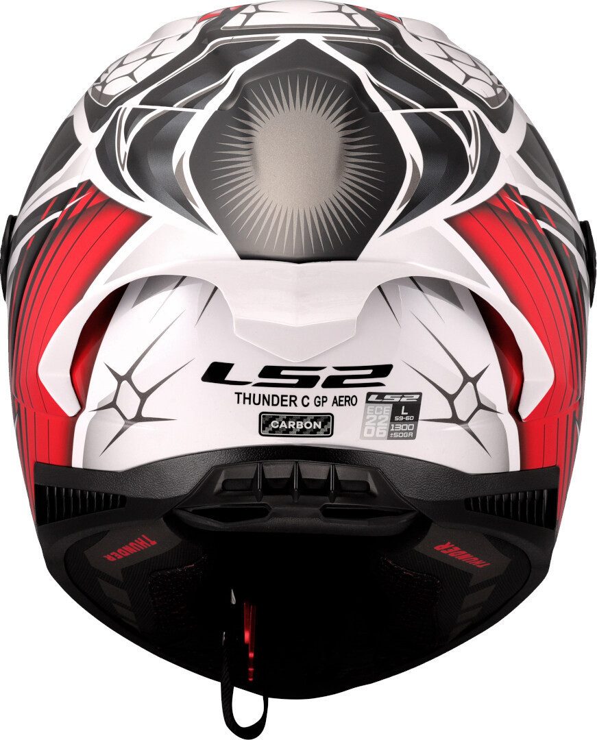 LS2 Motorradhelm FF805 Thunder GP Perolari Replica Carbon Helm, Notfallsystem-polsterung (eqrs)