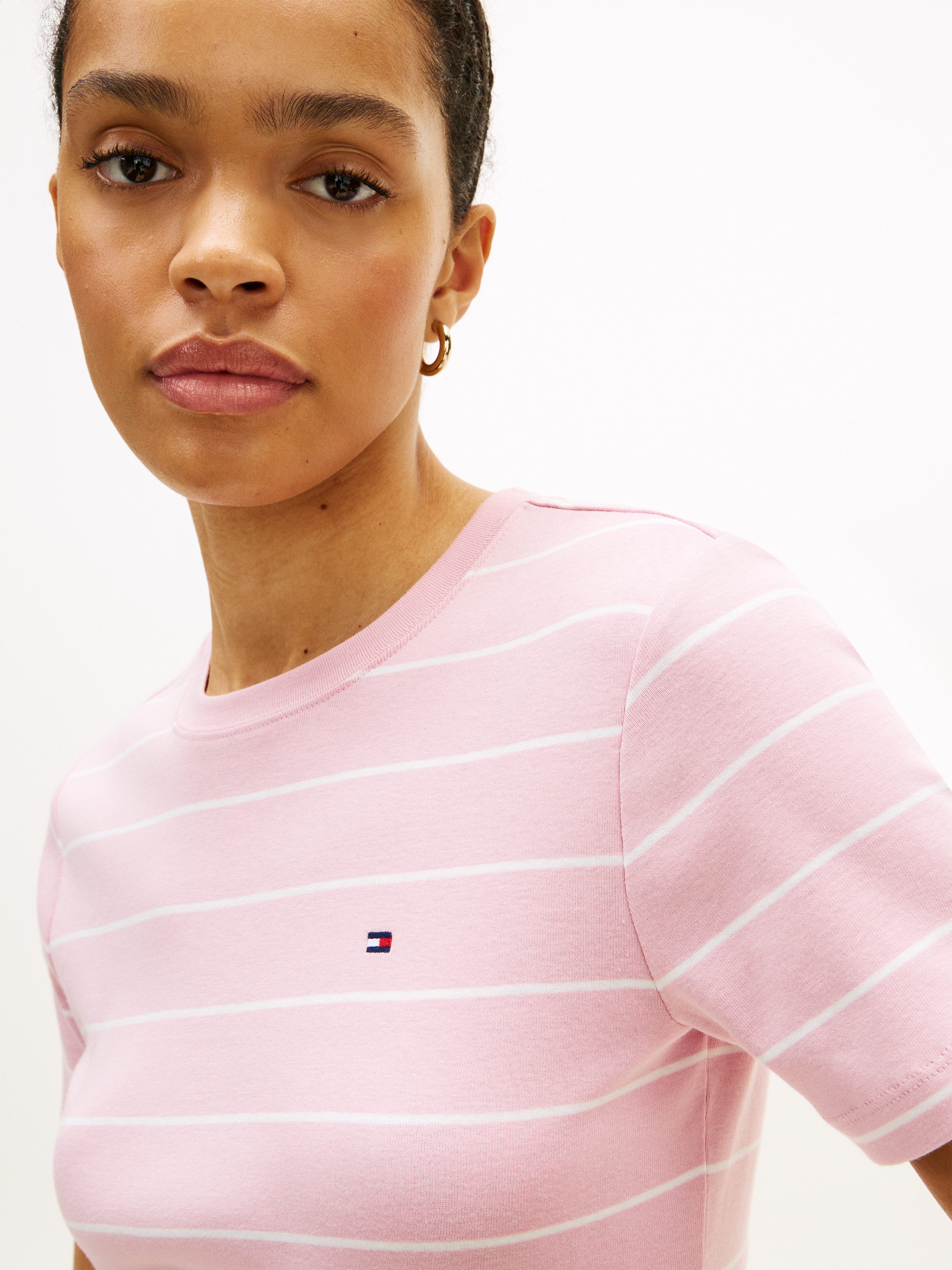 Tommy Hilfiger T-Shirt SLIM CODY C-NK Baumwolle, slim fit günstig online kaufen