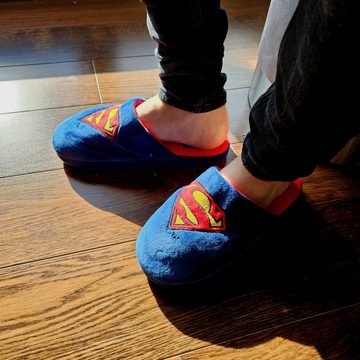 DC Comics Superman Herren Hausschuh (Paar, 1) Geschenkideen Für Männer 3 Größen