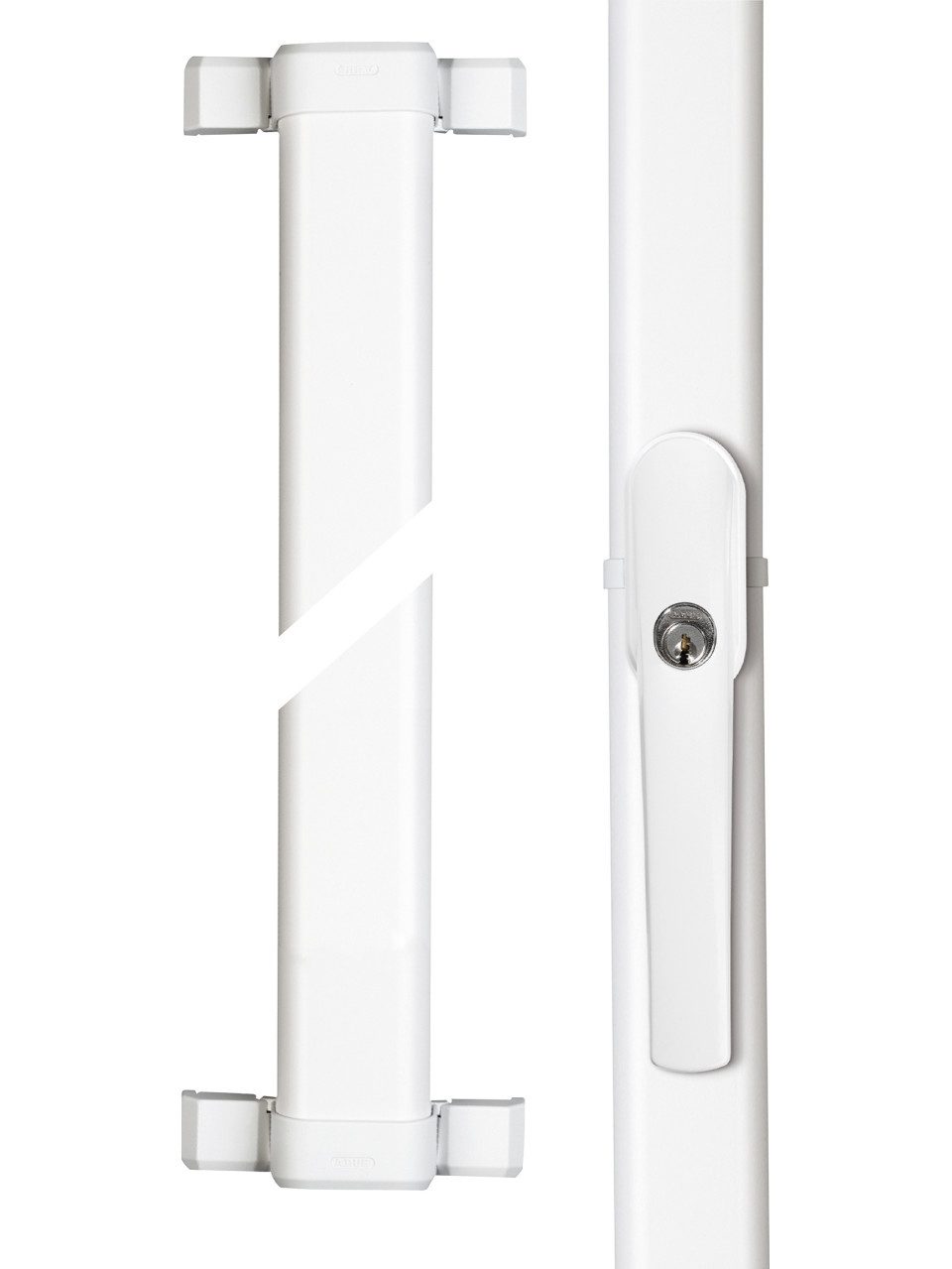 ABUS Fensterschloss Abus Fensterzusatzschloss FOS550 weiß