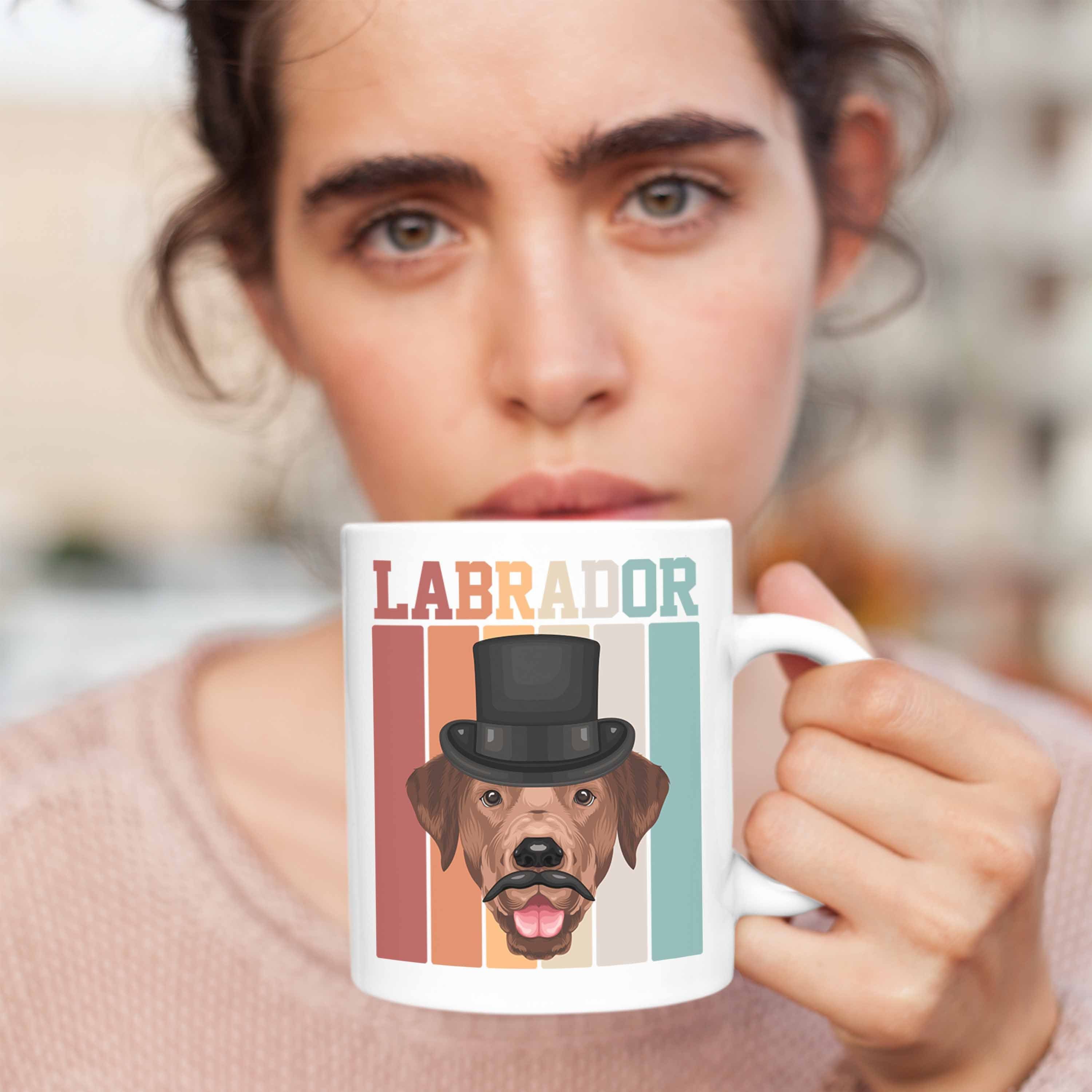 Tasse Spruch Geschenk Besitzer Retro Geschenkidee Weiss Trendation Vi Tasse Lustiger Labrador