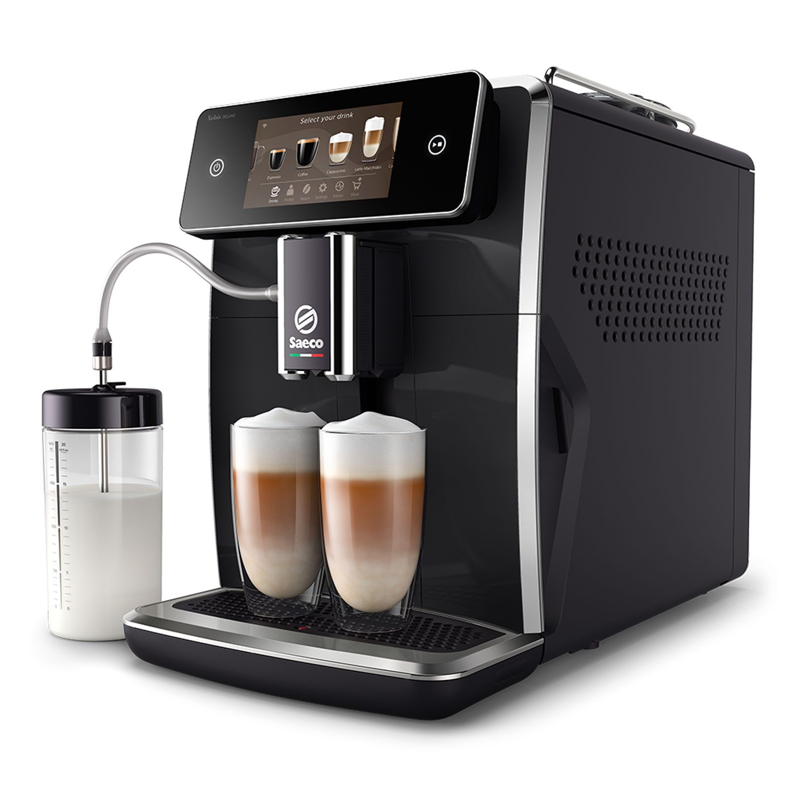 Saeco Kaffeevollautomat SM8780/00 Xelsis Deluxe, Einstellbare Kaffeetemperatur, Einstellbare Kaffeestärke