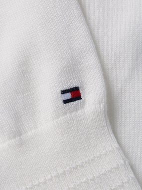Tommy Hilfiger V-Ausschnitt-Pullover mit V-Ausschnitt, gestickter Tommy Hilfger Logo-Flag