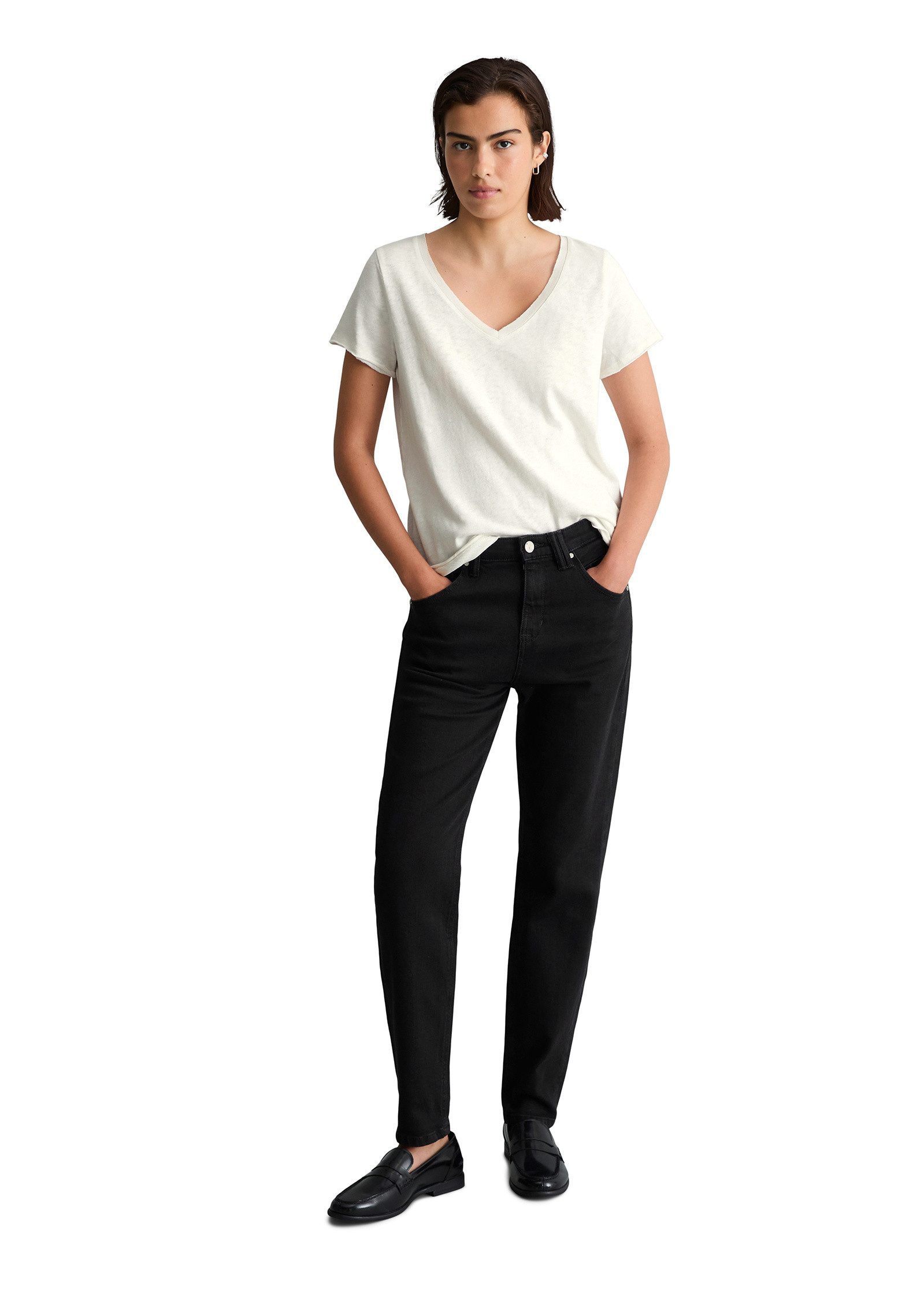 Marc O'Polo DENIM Boyfriend-Jeans aus stretchigem Organic-Cotton-Mix