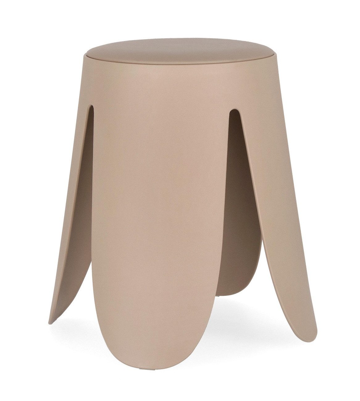 Bizzotto Hocker Imogen aus Kunstleder, Taupe günstig online kaufen