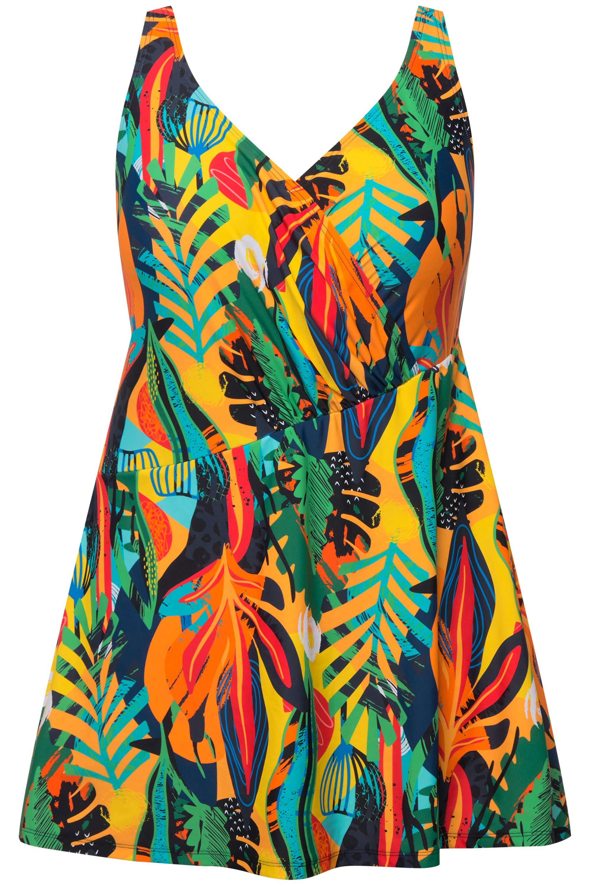 Ulla Popken Badekleid Badekleid Dschungel Softcups günstig online kaufen