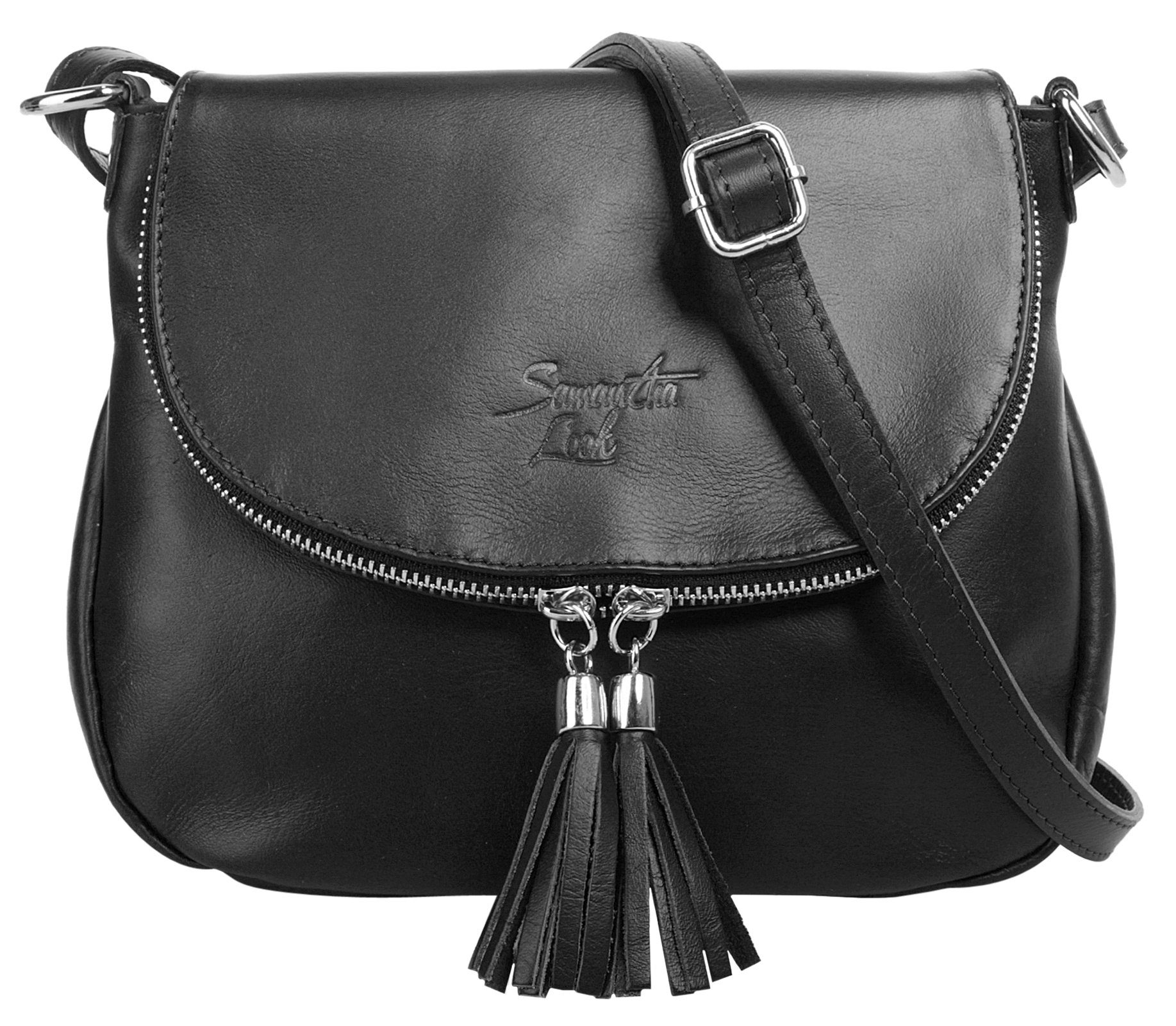Samantha Look Umhängetasche, echt Leder, Made günstig online kaufen