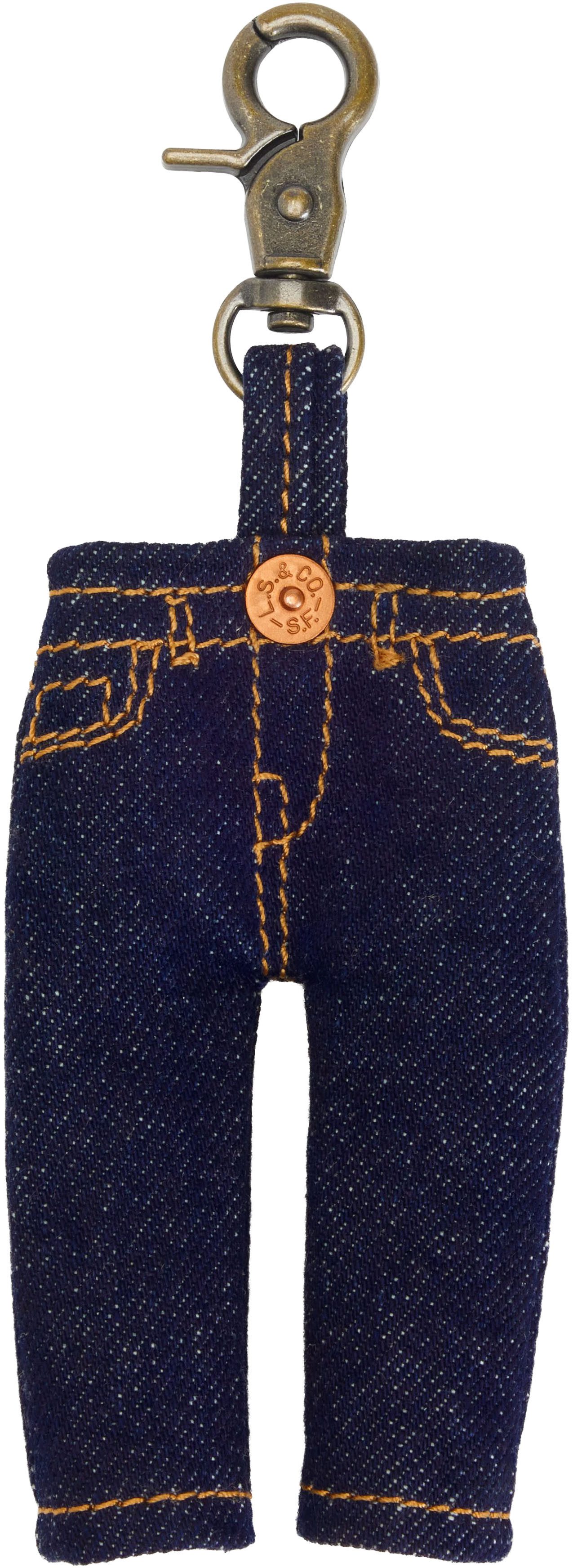 Levi's® Schlüsselanhänger LEVI'S MINI 501 CHARM, Mini Jeans, für Schlüsselbund, Handtasche, Rucksack mit Karabinerhaken
