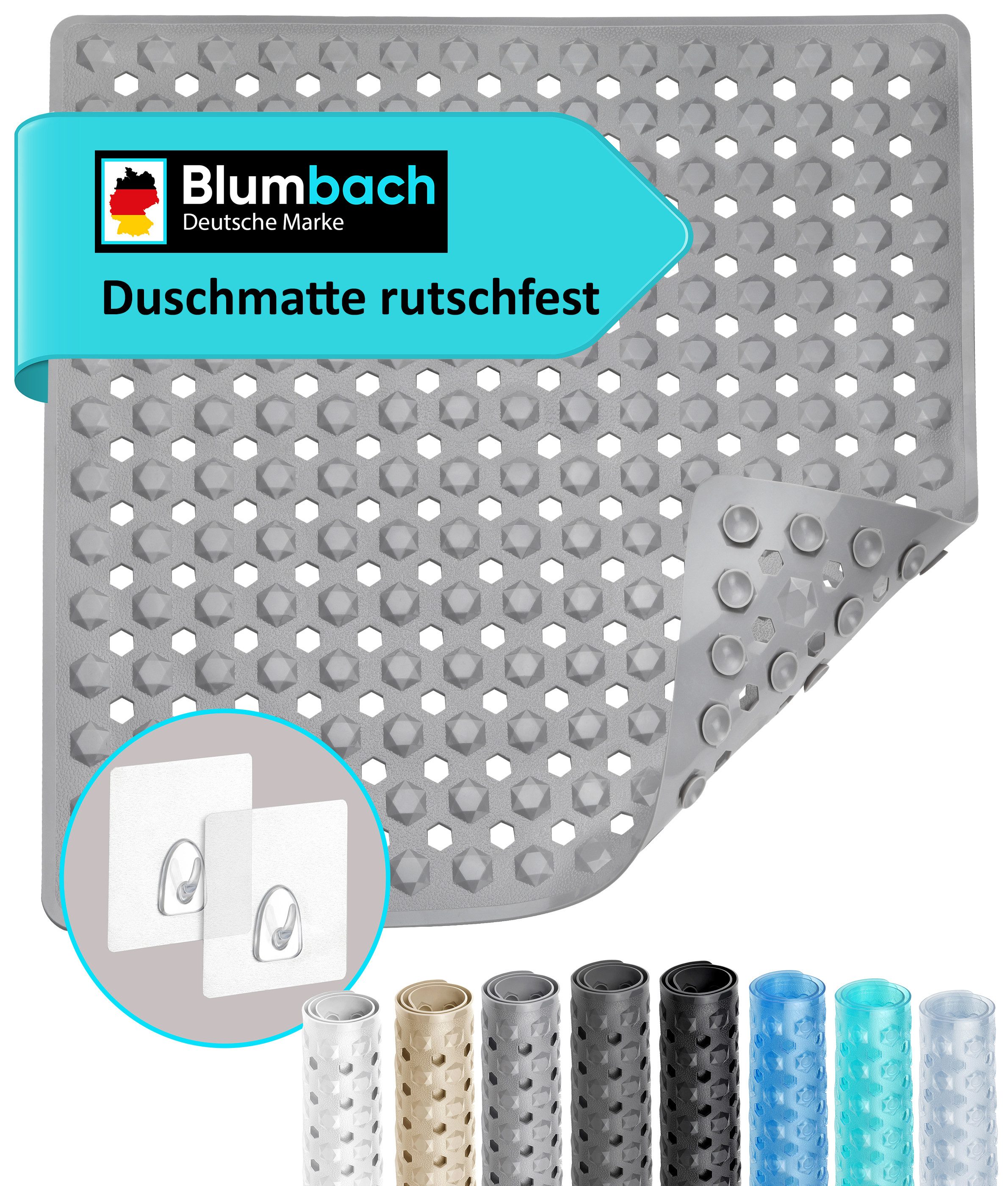 Blumbach Duschmatte - griffige Antirutschmatte Diamant günstig online kaufen