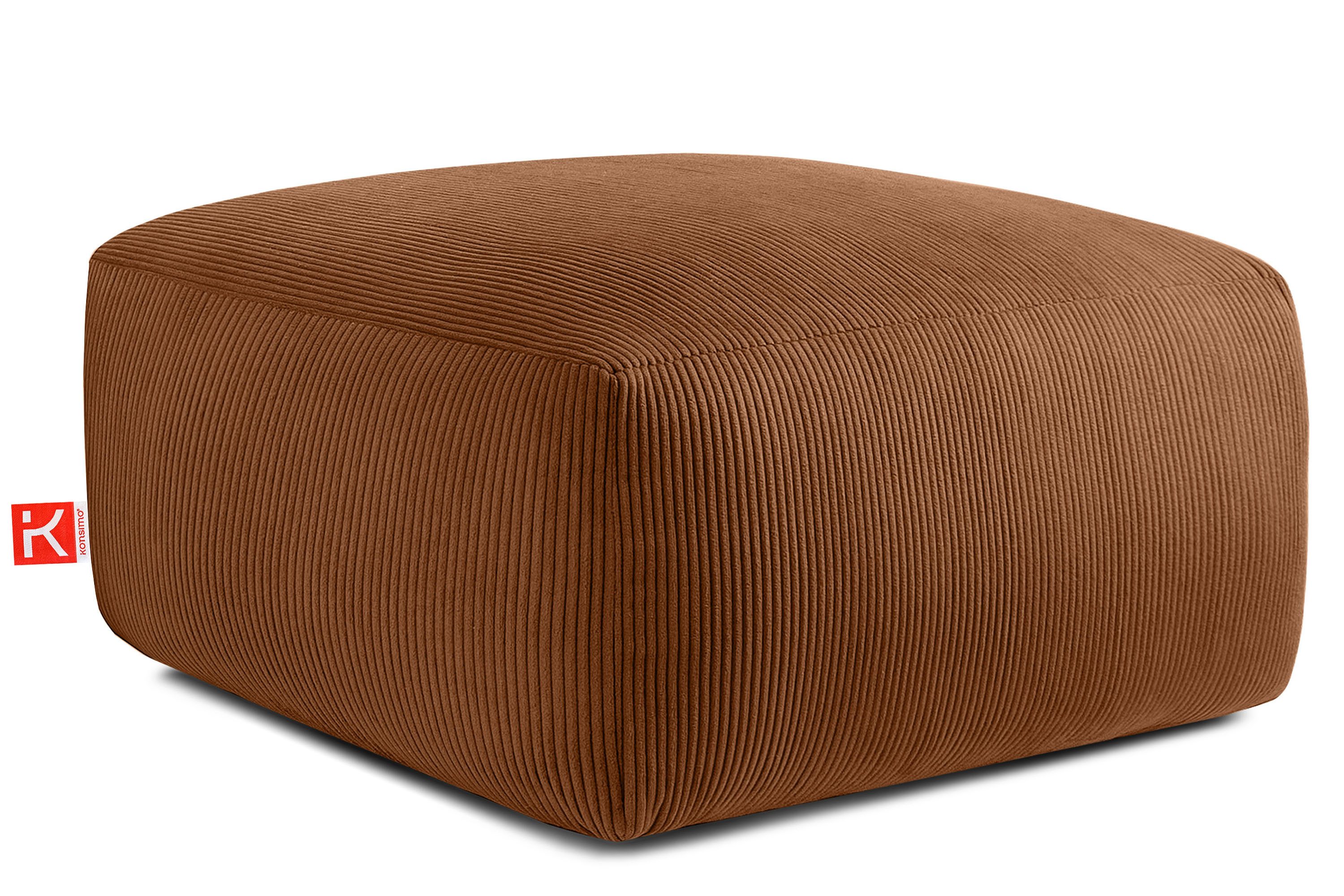 KONSIMO® Sitzhocker BUFFO Pouf, Polsterhocker, hergestellt günstig online kaufen