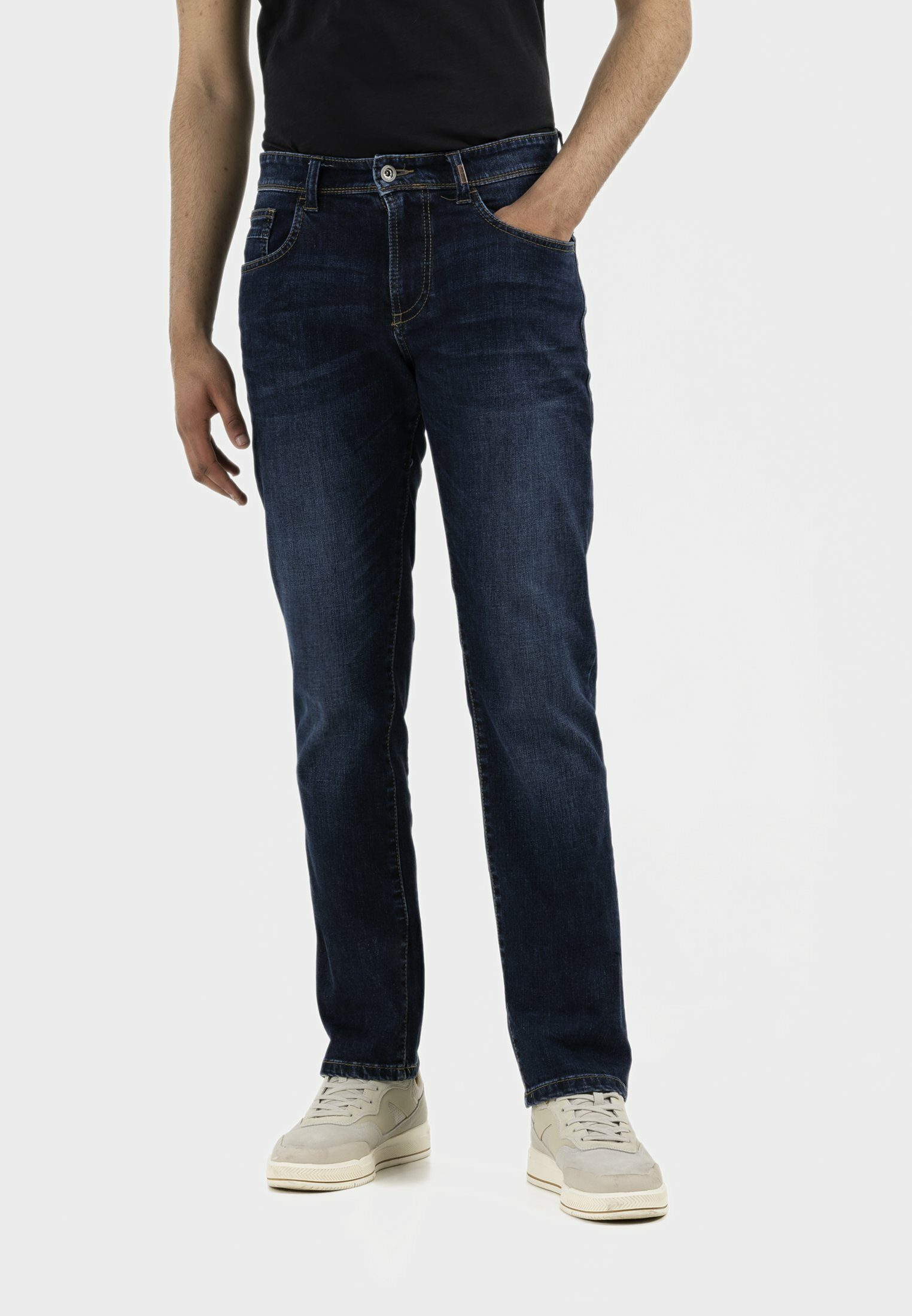 camel active 5-Pocket-Jeans 5-Pocket Jeans aus Baumwolle Relaxed Fit
