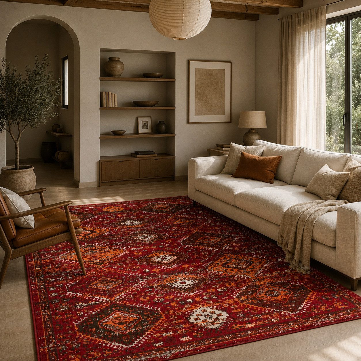 Pergamon Orientteppich Designer Teppich Pop-Vintage Orient Modern, Rechteckig, Höhe: 6 mm