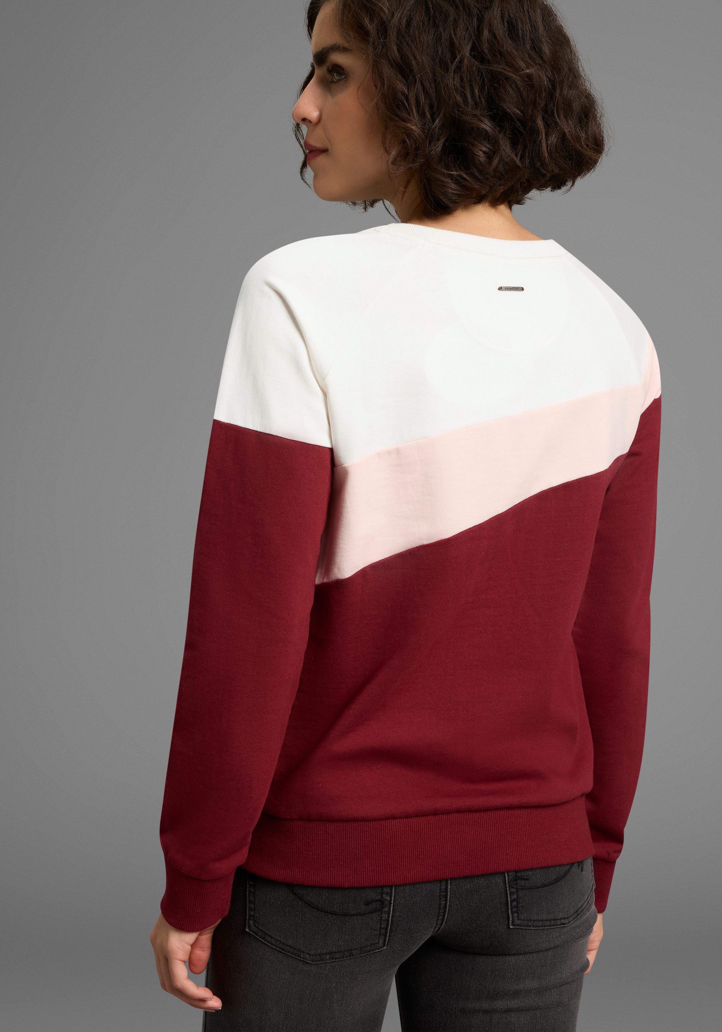 KangaROOS Sweatshirt im Colorblock Design mit günstig online kaufen