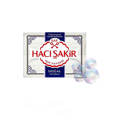Haci Sakir Handseife Haci Sakir Hamam Seife Natur - Saf Dogal Sabun (4x150g) 600g